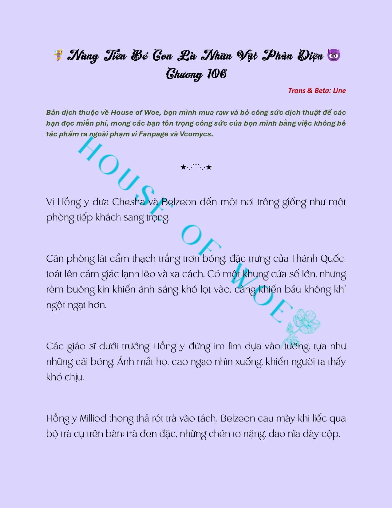 [NOVEL] NÀNG TIÊN BÉ CON LÀ NHÂN VẬT PHẢN DIỆN Chap 106 - Trang 2