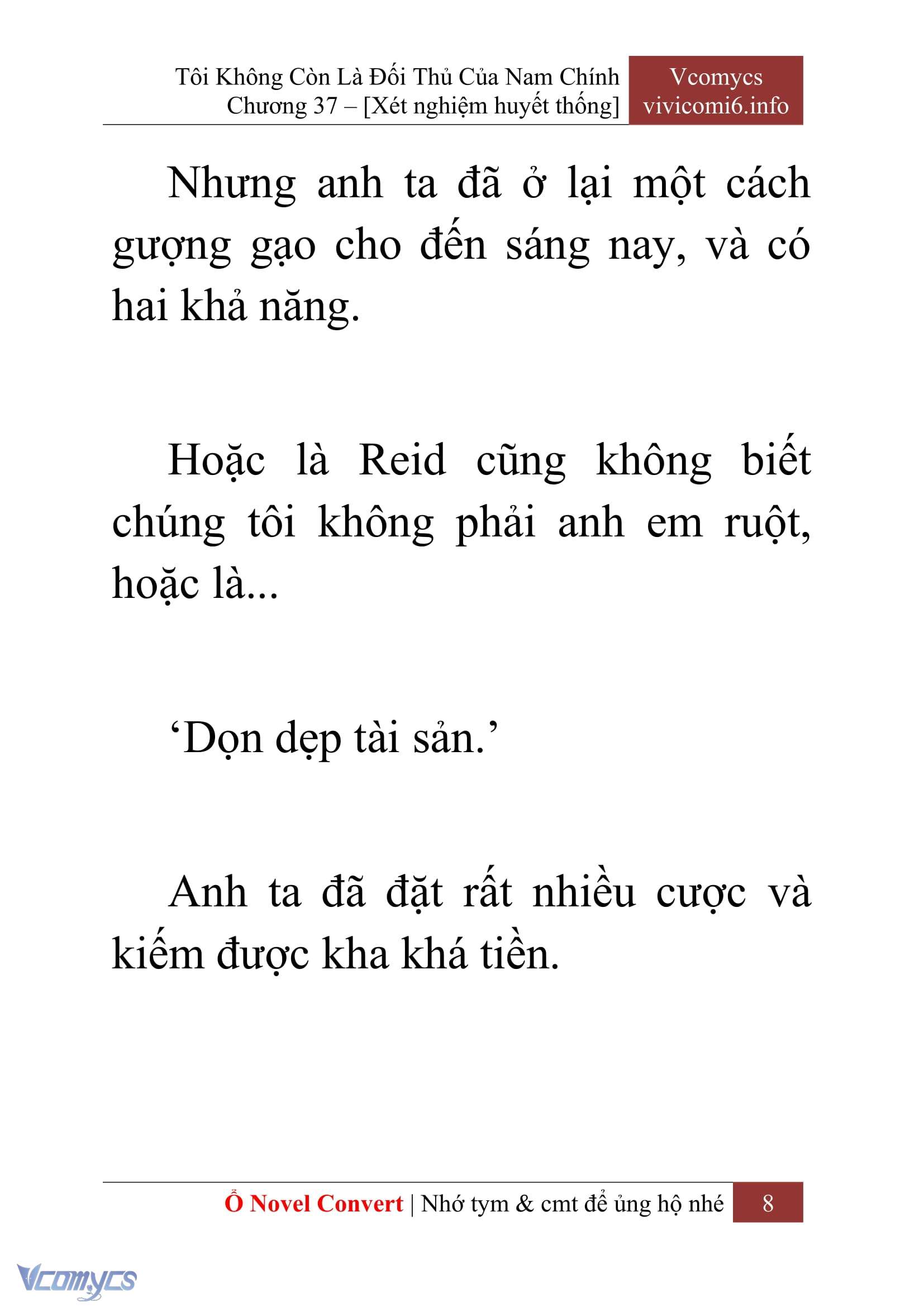 [Novel] Tôi Không Còn Là Đối Thủ Của Nam Chính Chap 37 - Trang 2