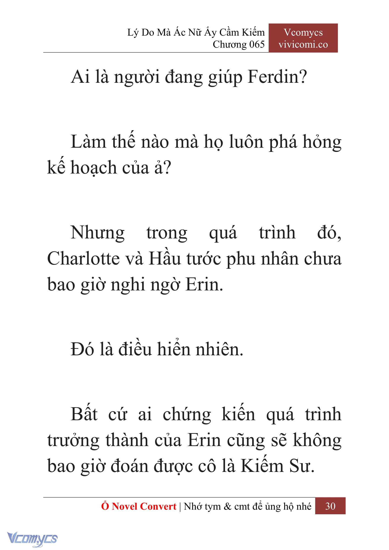 [Novel] Lý Do Mà Ác Nữ Ấy Cầm Kiếm Chap 65 - Trang 2