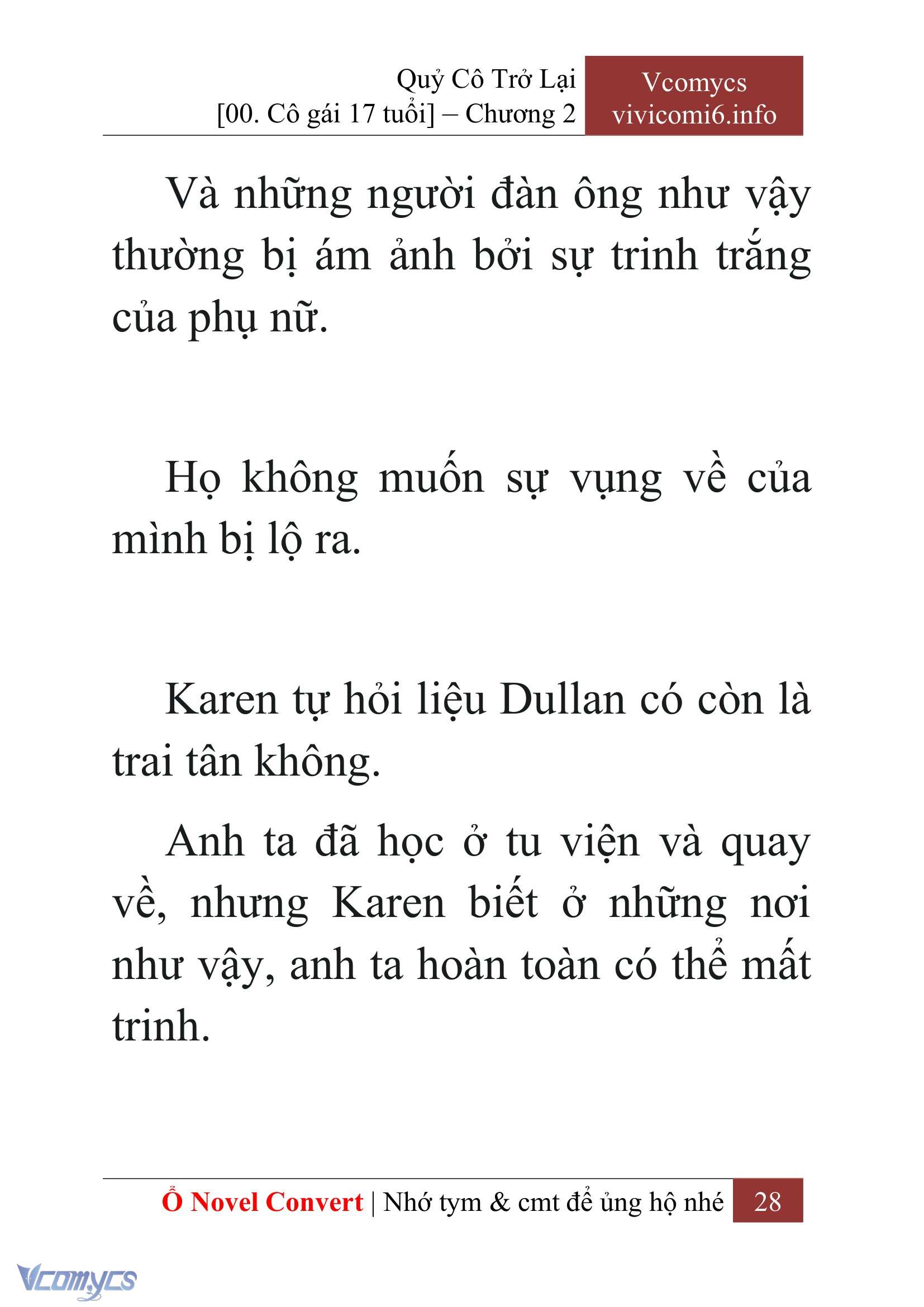[Novel] Quý Cô Trở Lại Chap 2 - Trang 2