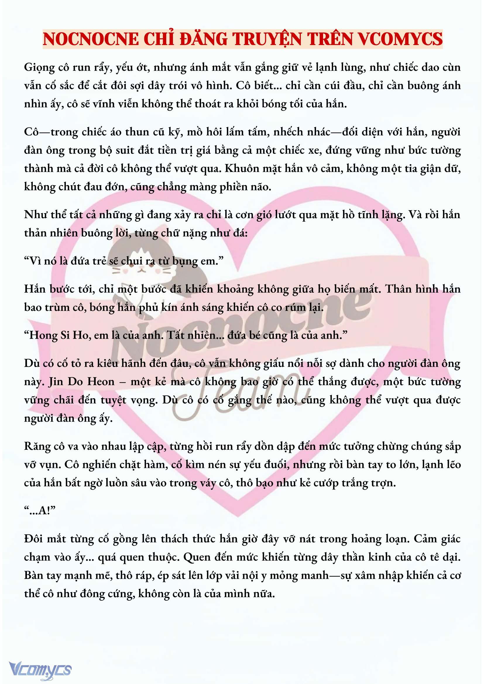 [NOVEL] MANG THAI, CƯỠNG ĐOẠT Chap 1 - Trang 2