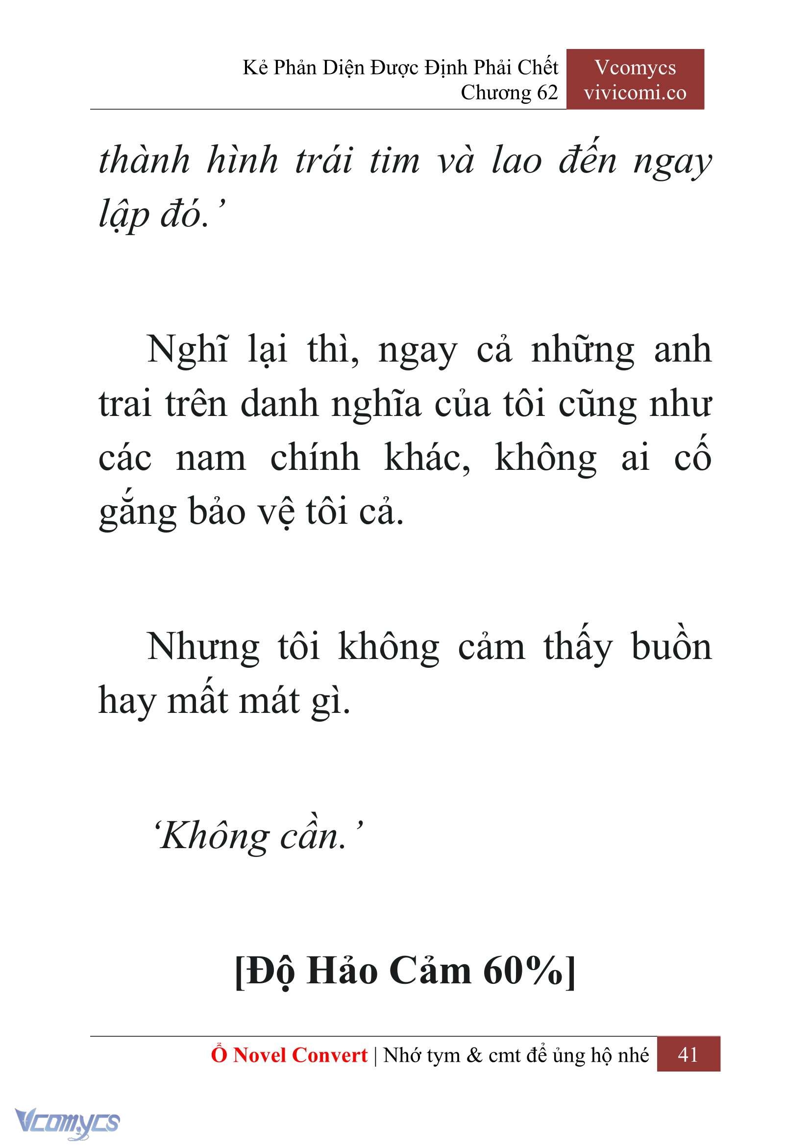 [Novel] Kẻ Phản Diện Được Định Phải Chết Chap 62 - Next Chap 63