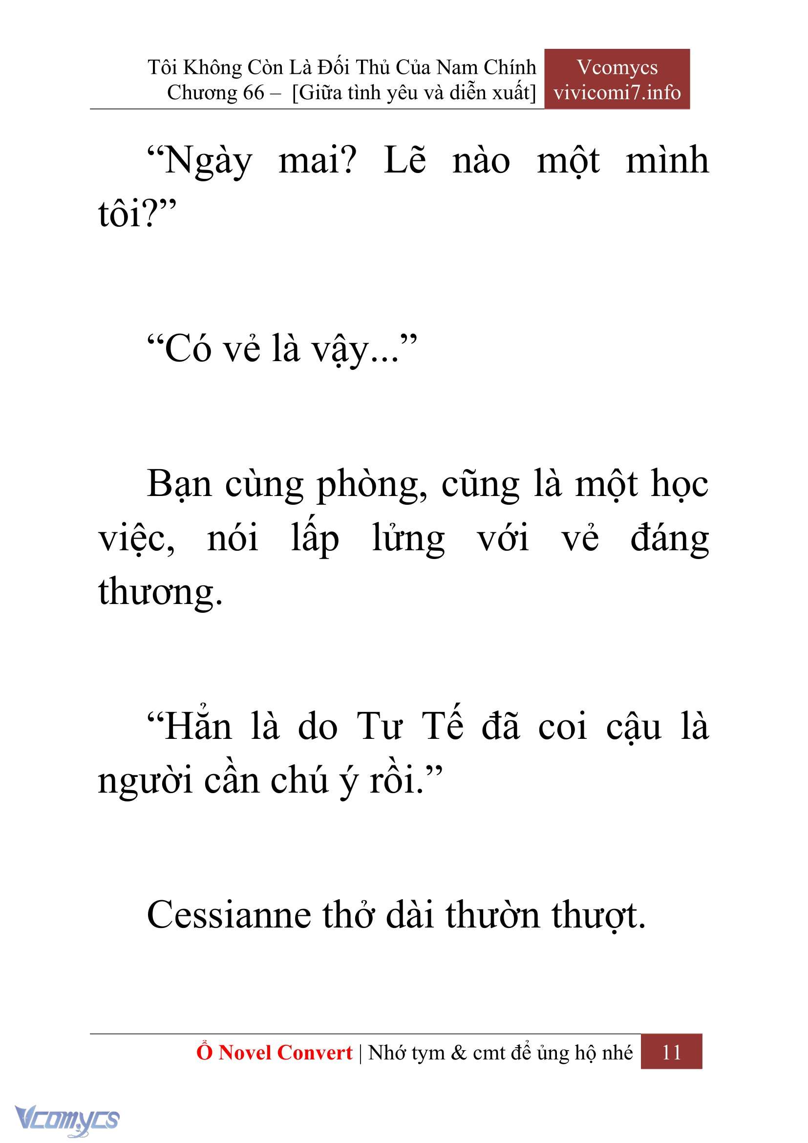 [Novel] Tôi Không Còn Là Đối Thủ Của Nam Chính Chap 66 - Trang 2