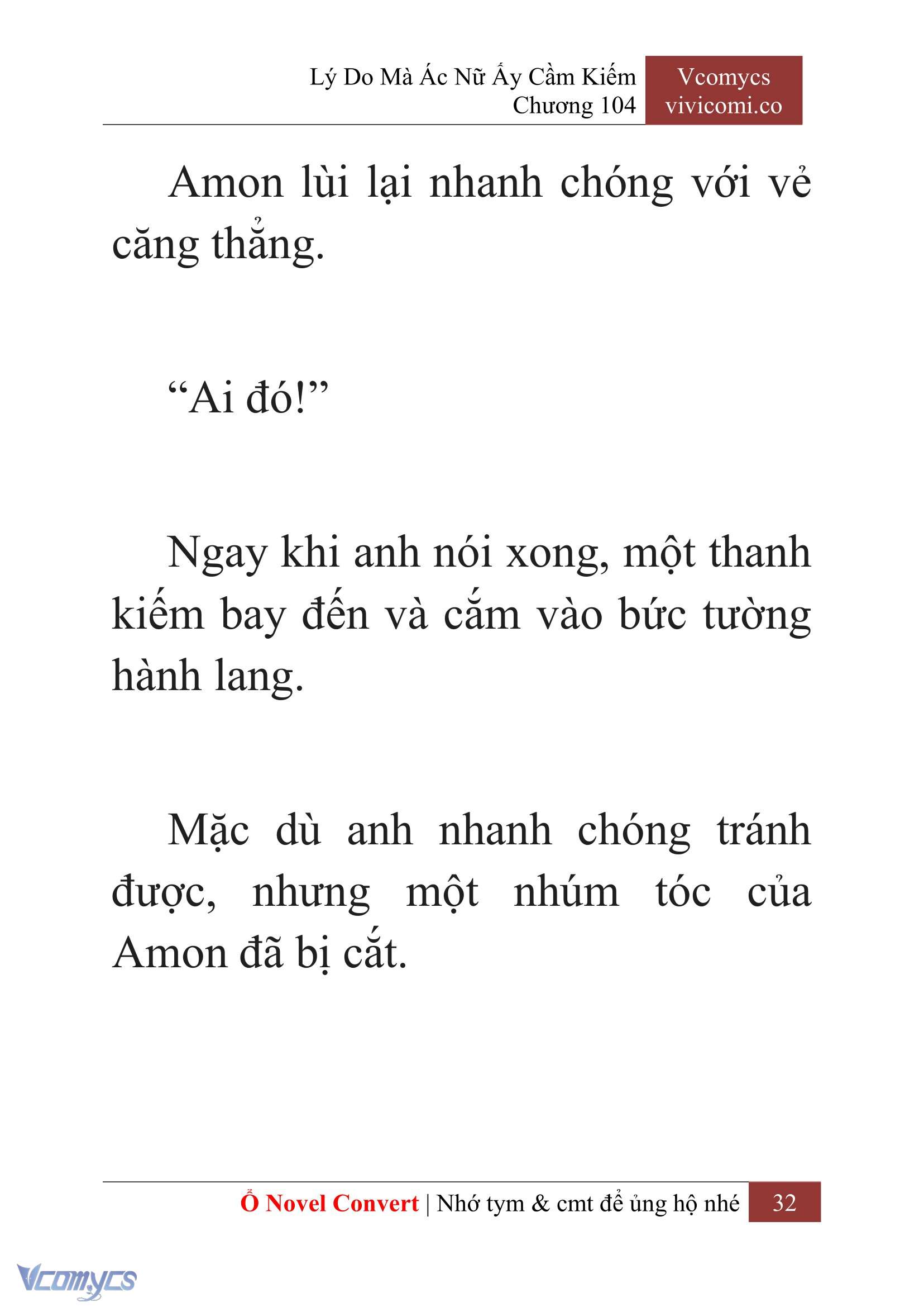 [Novel] Lý Do Mà Ác Nữ Ấy Cầm Kiếm Chap 104 - Trang 2