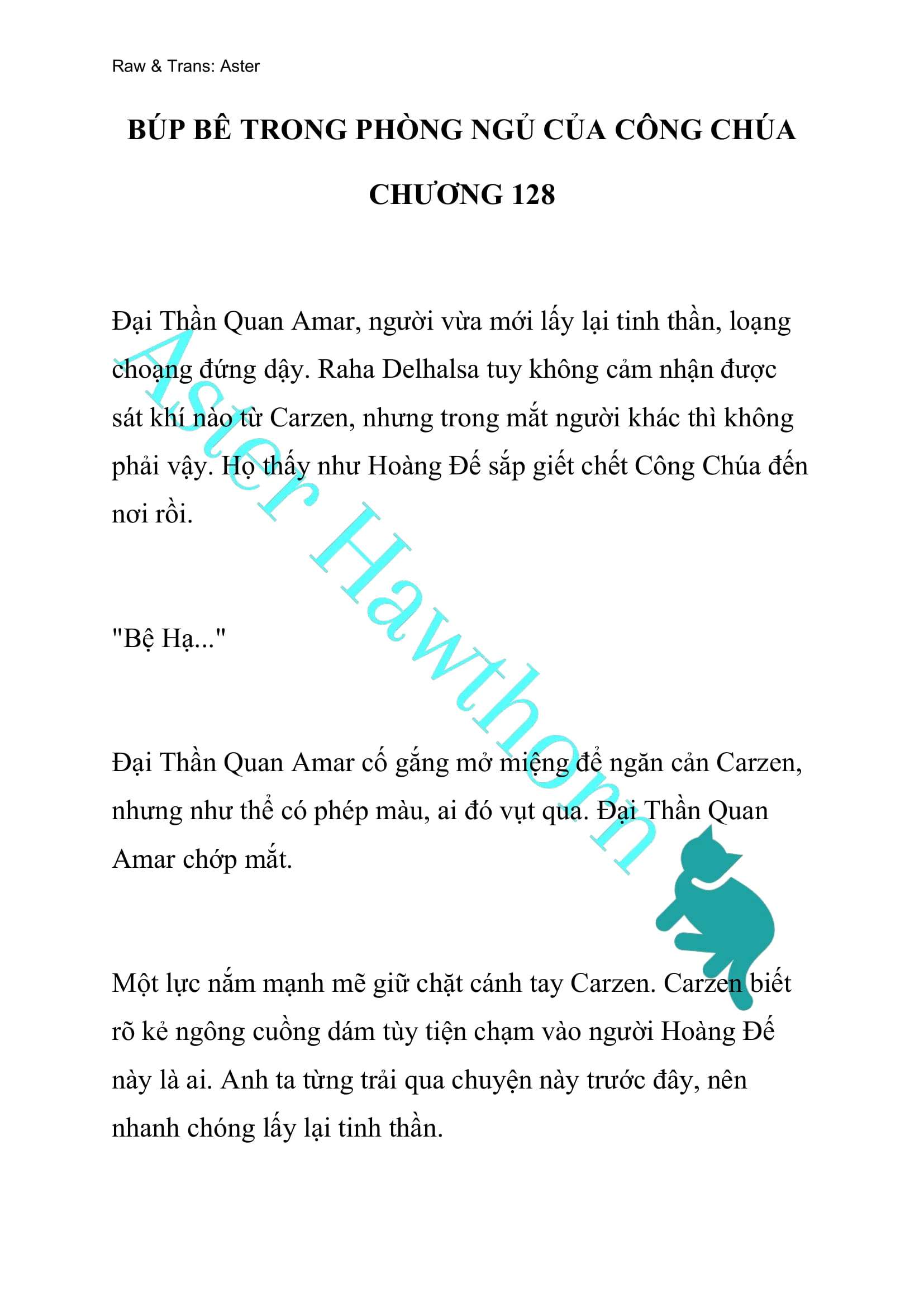 [NOVEL] Búp Bê Trong Phòng Ngủ Của Công Chúa Chap 128 - Next Chap 129