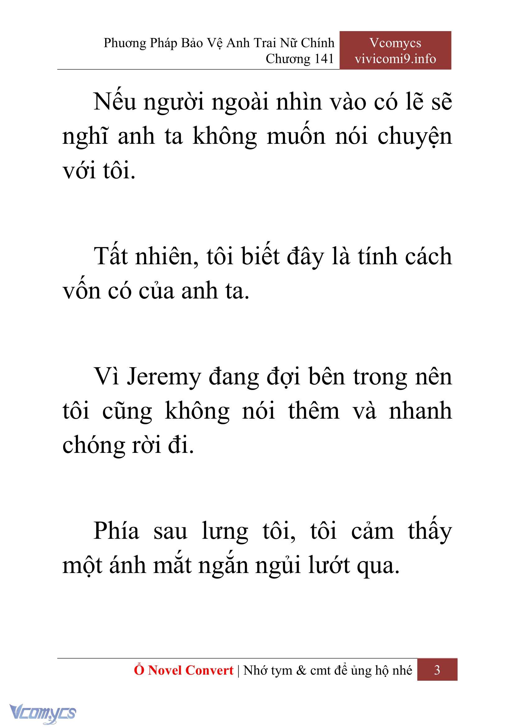 [Novel] Phương Pháp Bảo Vệ Anh Trai Nữ Chính Chap 141 - Trang 2