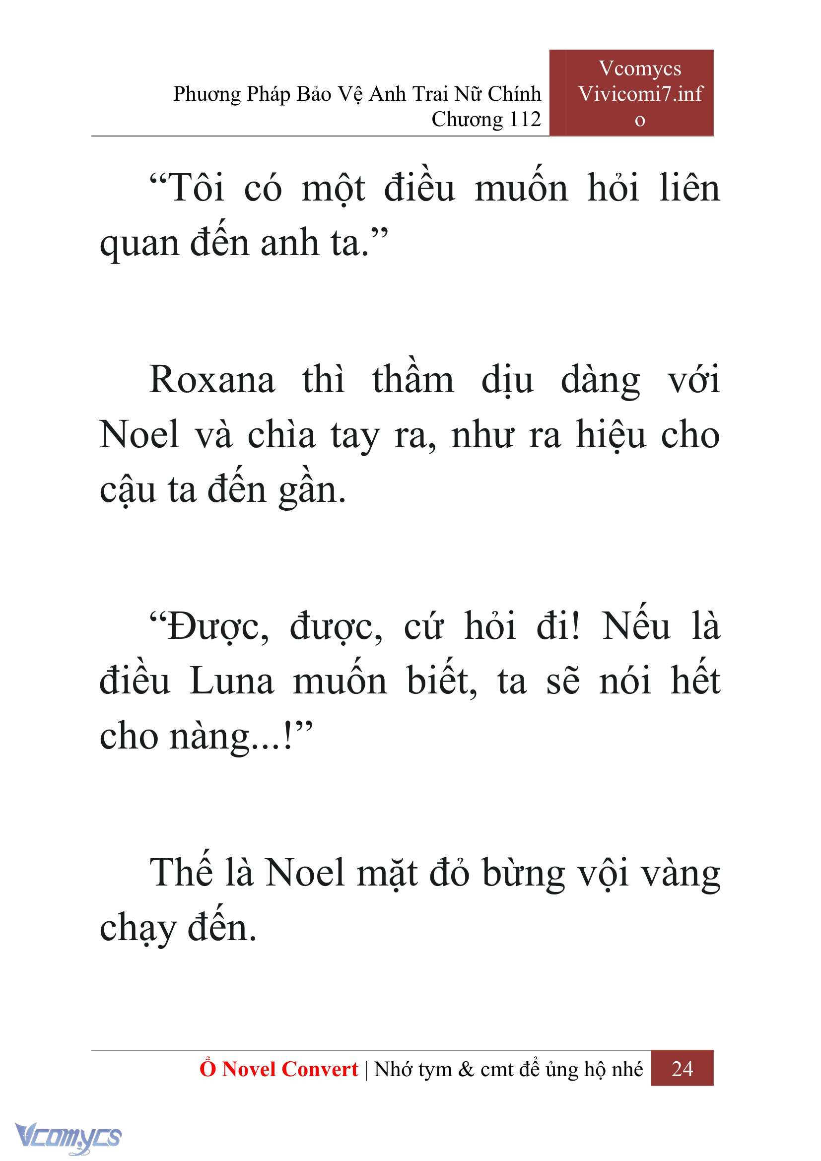 [Novel] Phương Pháp Bảo Vệ Anh Trai Nữ Chính Chap 112 - Trang 2