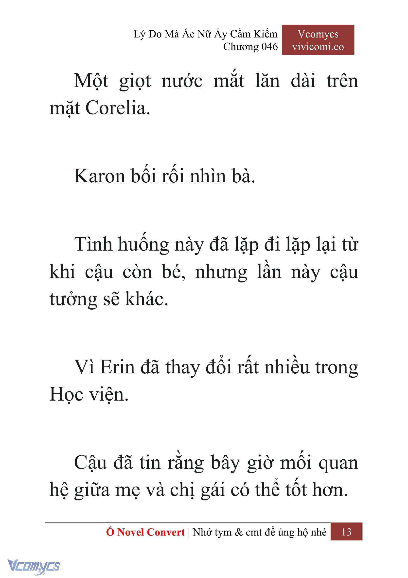 [Novel] Lý Do Mà Ác Nữ Ấy Cầm Kiếm Chap 46 - Next Chap 47