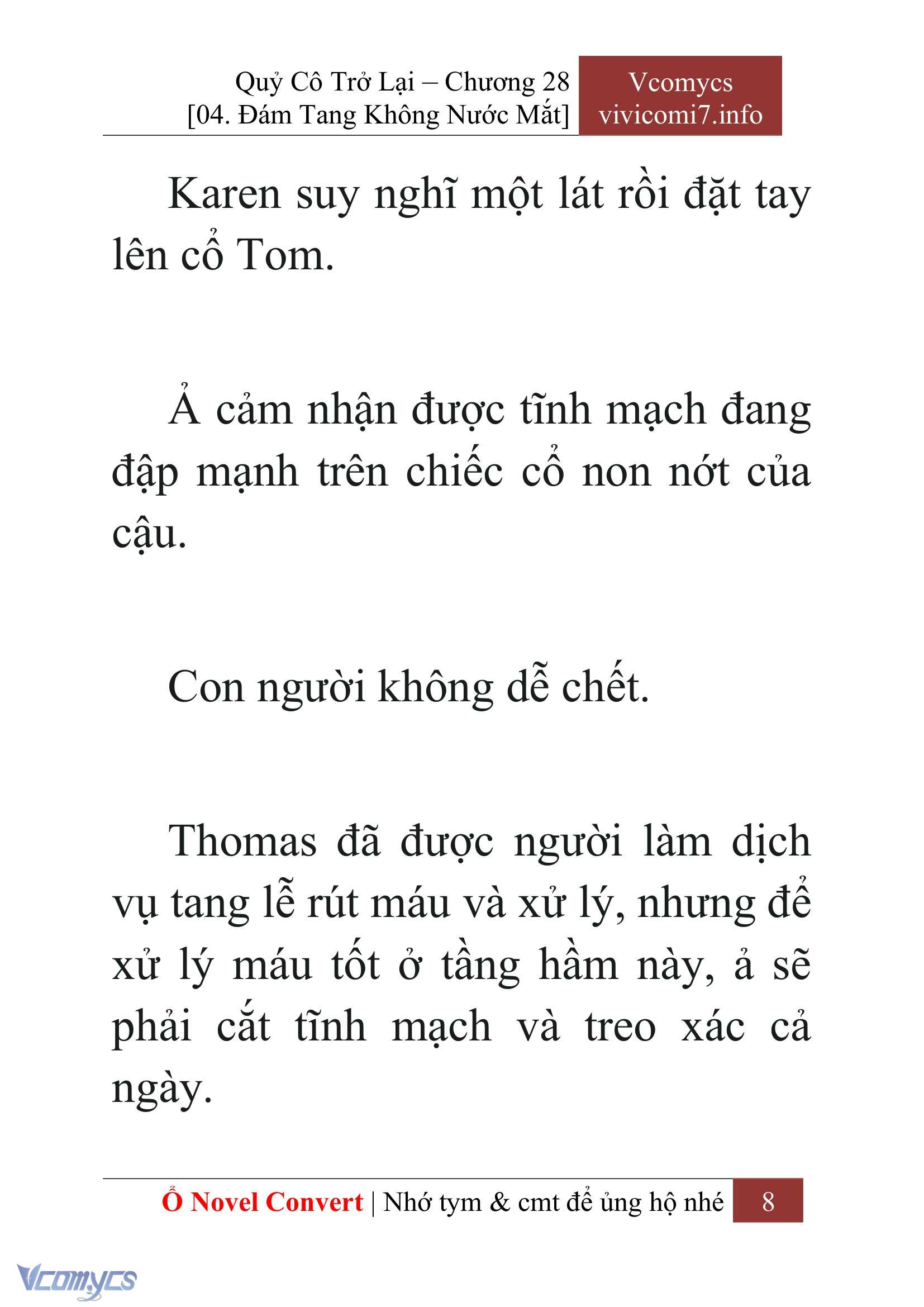 [Novel] Quý Cô Trở Lại Chap 28 - Trang 2