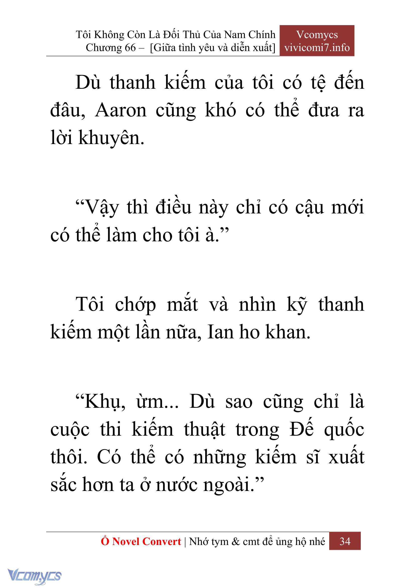 [Novel] Tôi Không Còn Là Đối Thủ Của Nam Chính Chap 66 - Trang 2