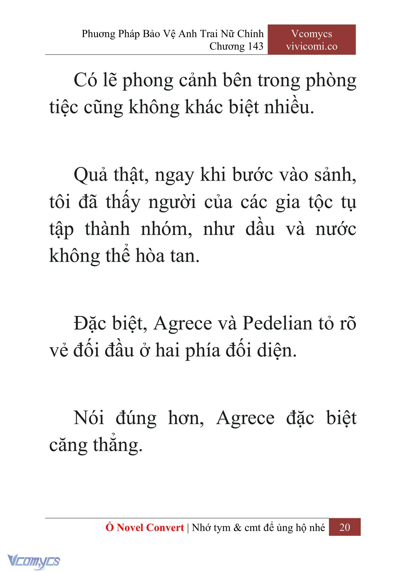 [Novel] Phương Pháp Bảo Vệ Anh Trai Nữ Chính Chap 143 - Next Chap 144
