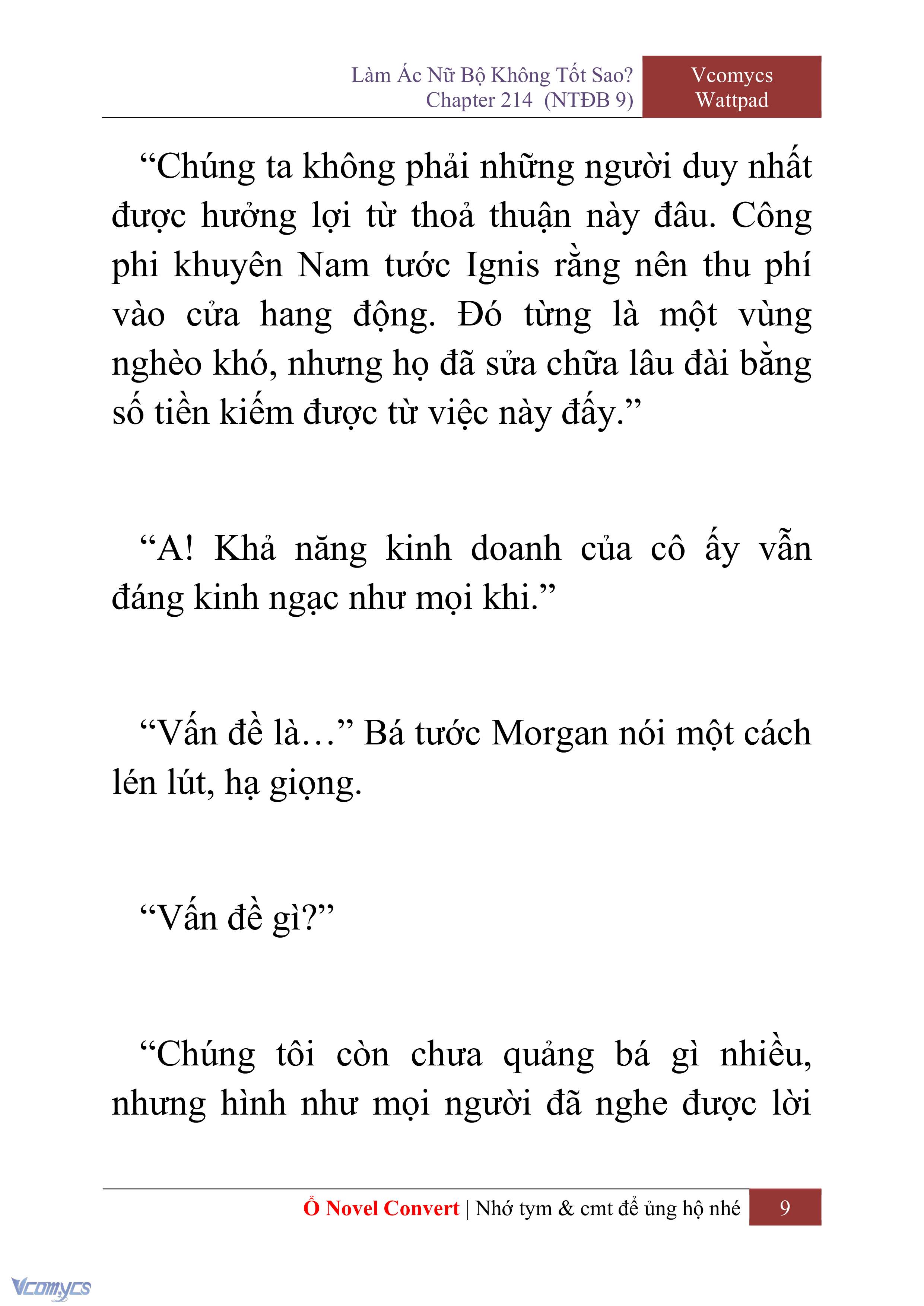 [Novel] Làm Ác Nữ Bộ Không Tốt Sao? Chap 214 - Trang 2