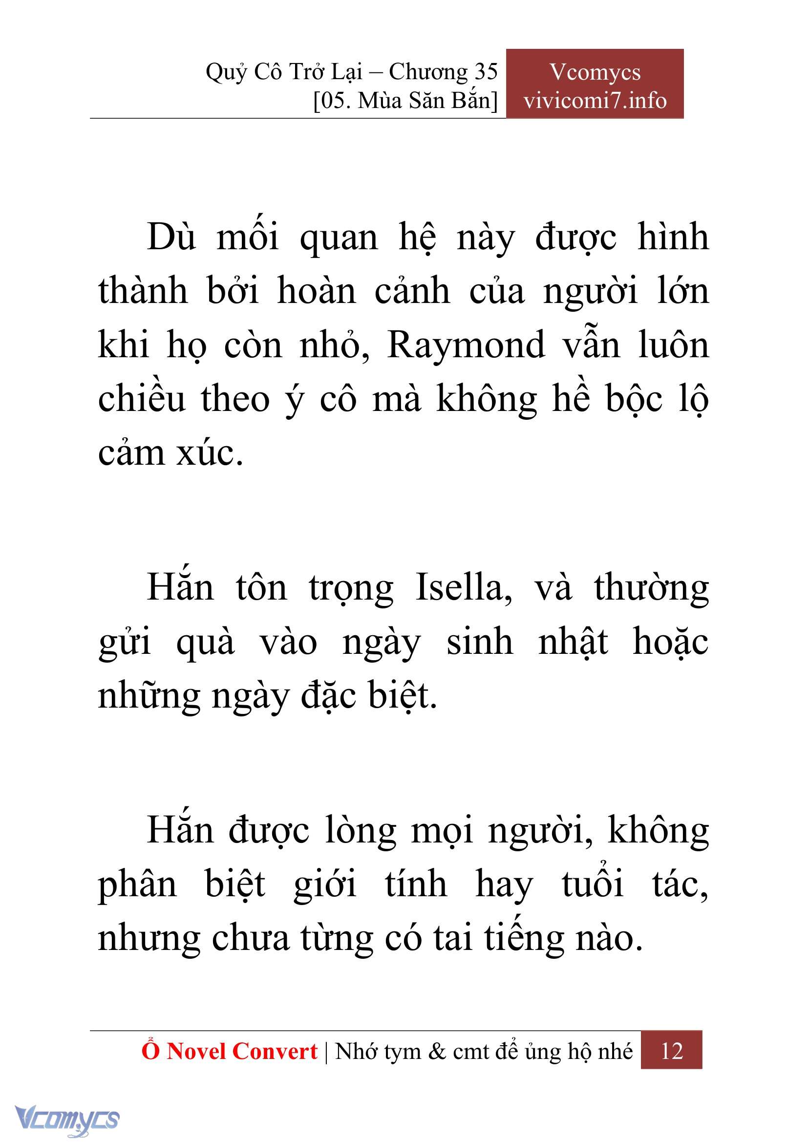[Novel] Quý Cô Trở Lại Chap 35 - Trang 2