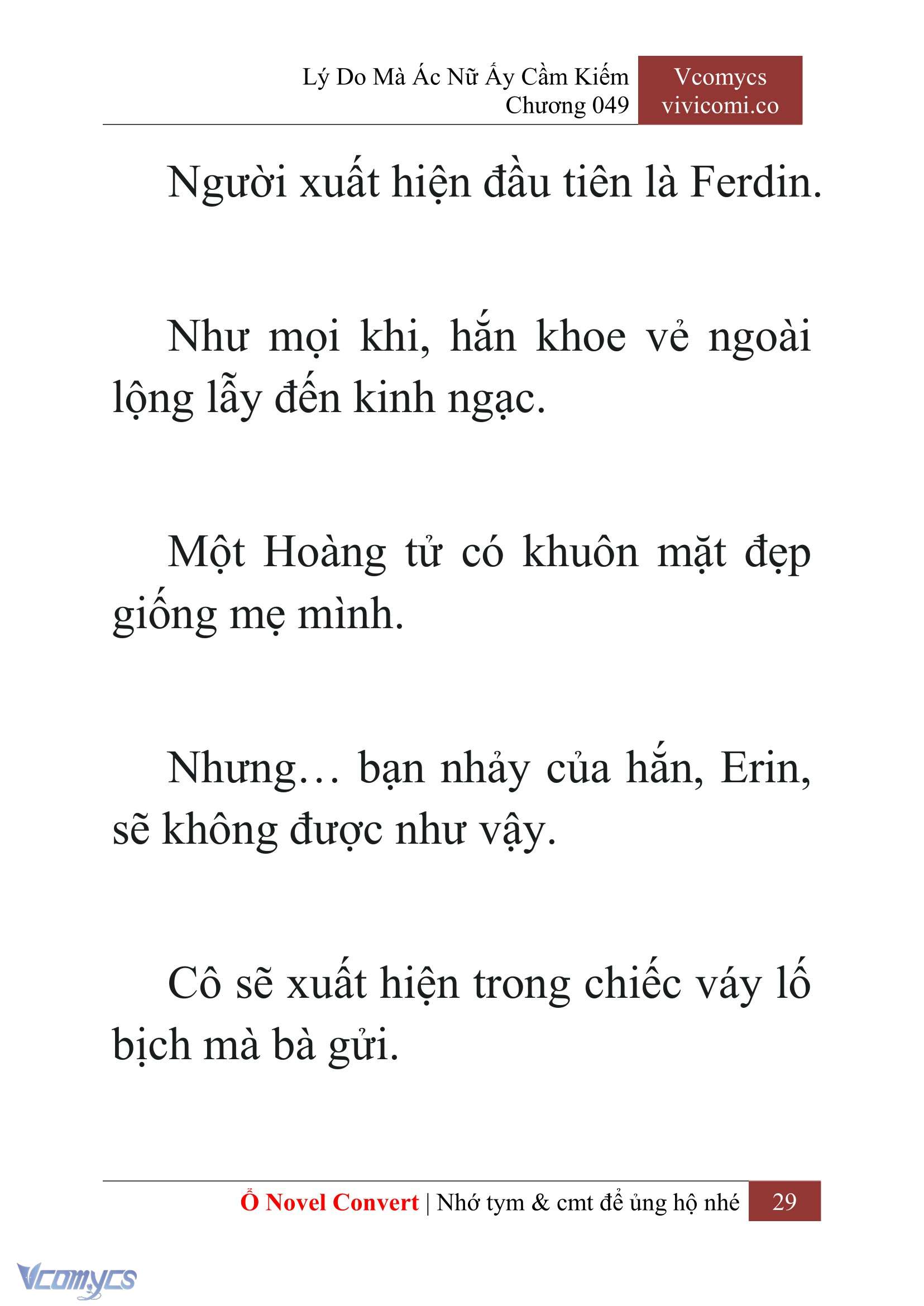 [Novel] Lý Do Mà Ác Nữ Ấy Cầm Kiếm Chap 49 - Next Chap 50