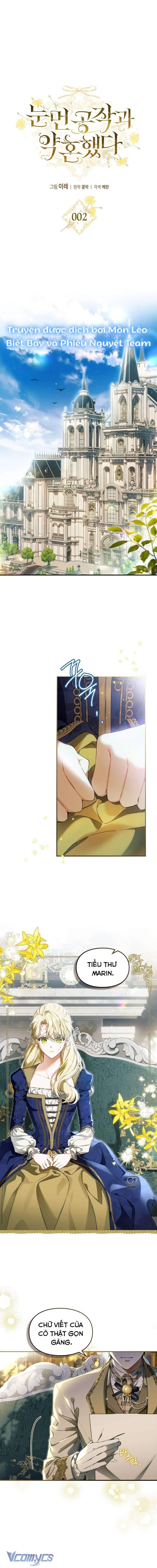 Tôi Đã Đính Hôn Với Vị Công Tước Mù Chap 2 - Trang 2