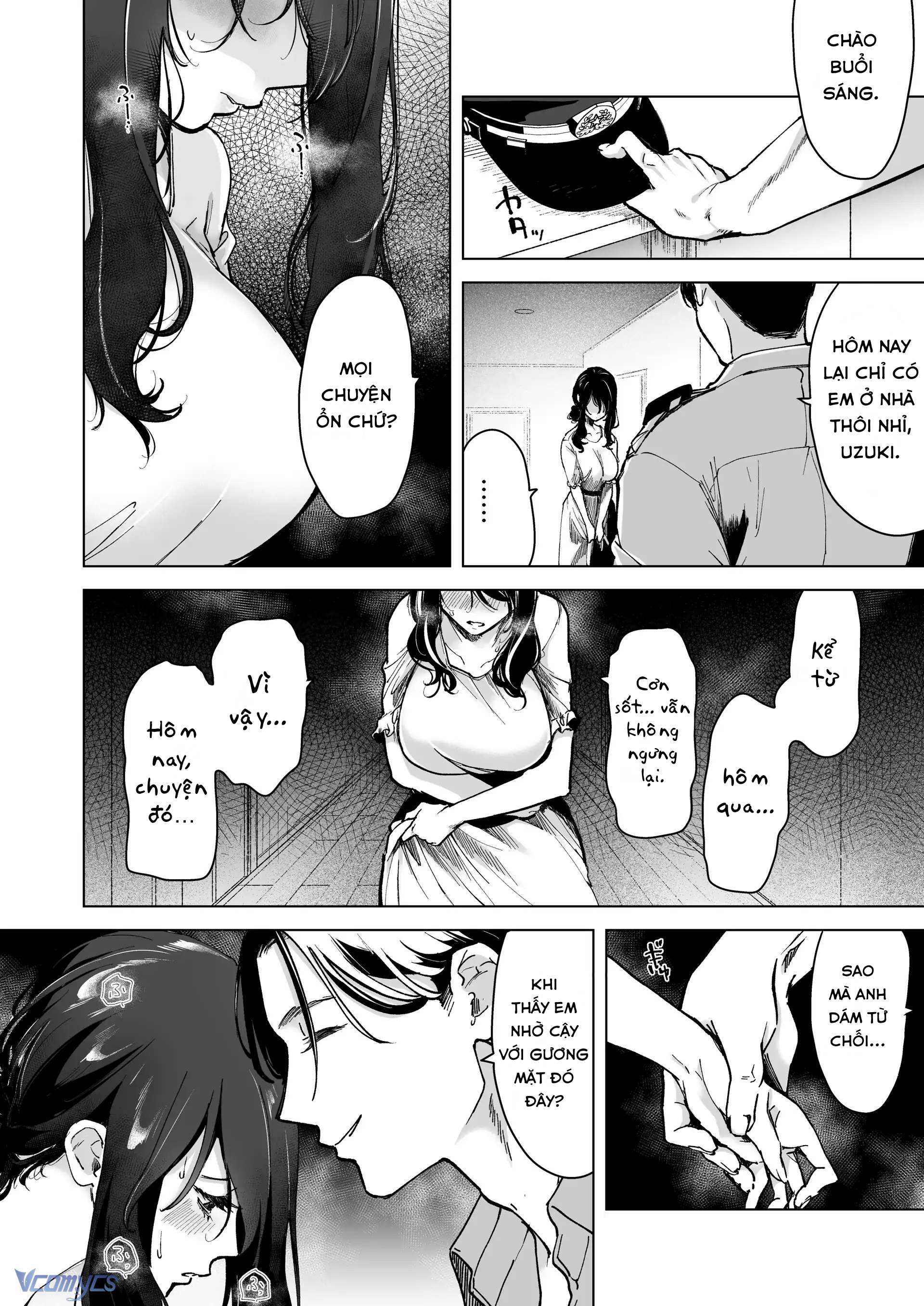 『18+』Anh cảnh sát nhà bên si tình - Cô vợ ngày ngày bị giam giữ và NTR trong lồng sắt Chap 1 - Trang 2