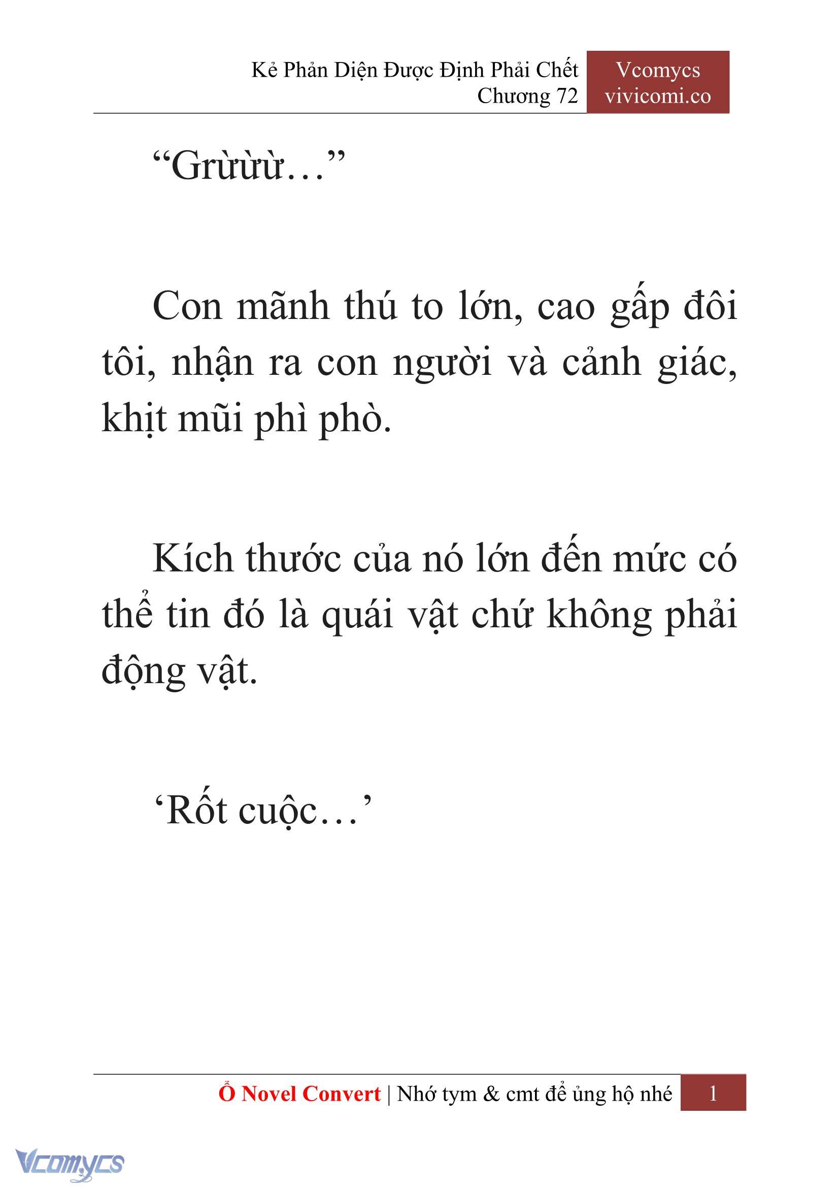 [Novel] Kẻ Phản Diện Được Định Phải Chết Chap 72 - Trang 2