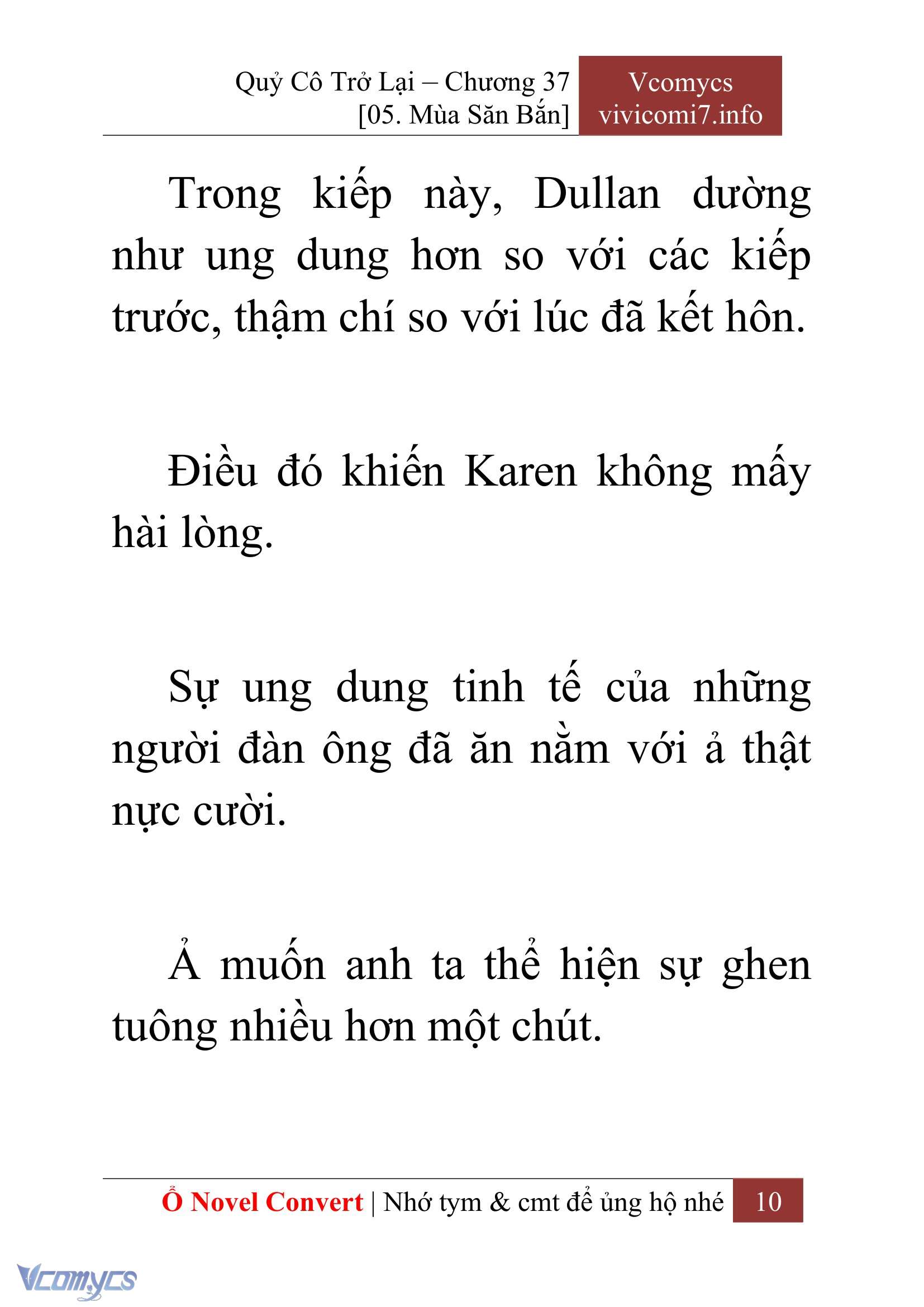 [Novel] Quý Cô Trở Lại Chap 37 - Trang 2