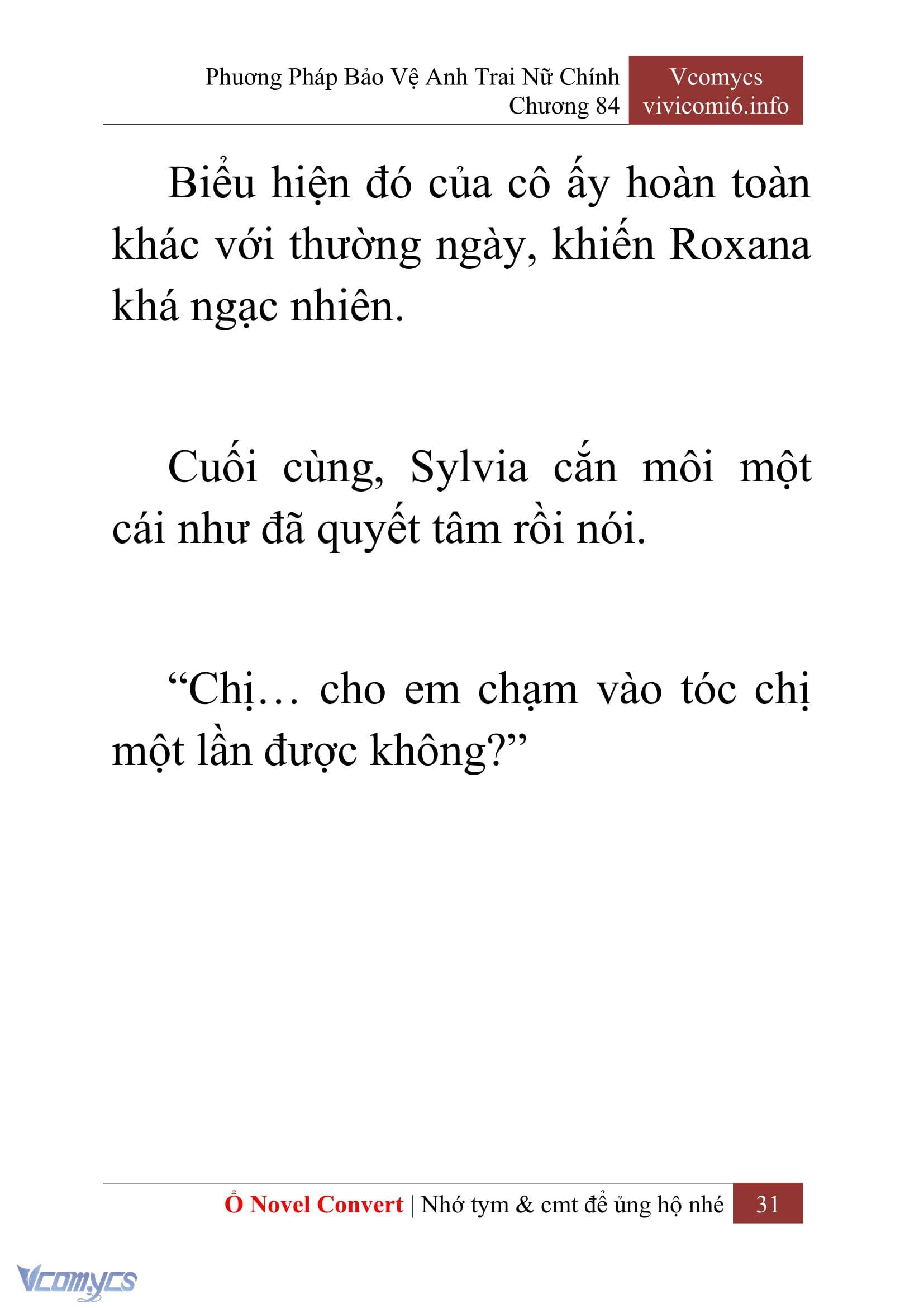 [Novel] Phương Pháp Bảo Vệ Anh Trai Nữ Chính Chap 84 - Trang 2
