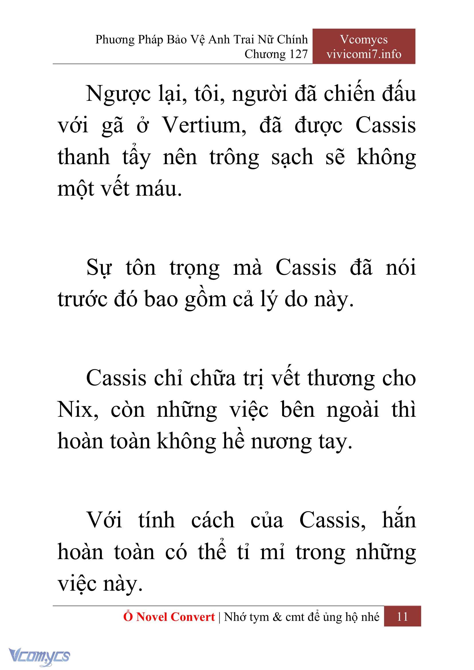 [Novel] Phương Pháp Bảo Vệ Anh Trai Nữ Chính Chap 127 - Trang 2