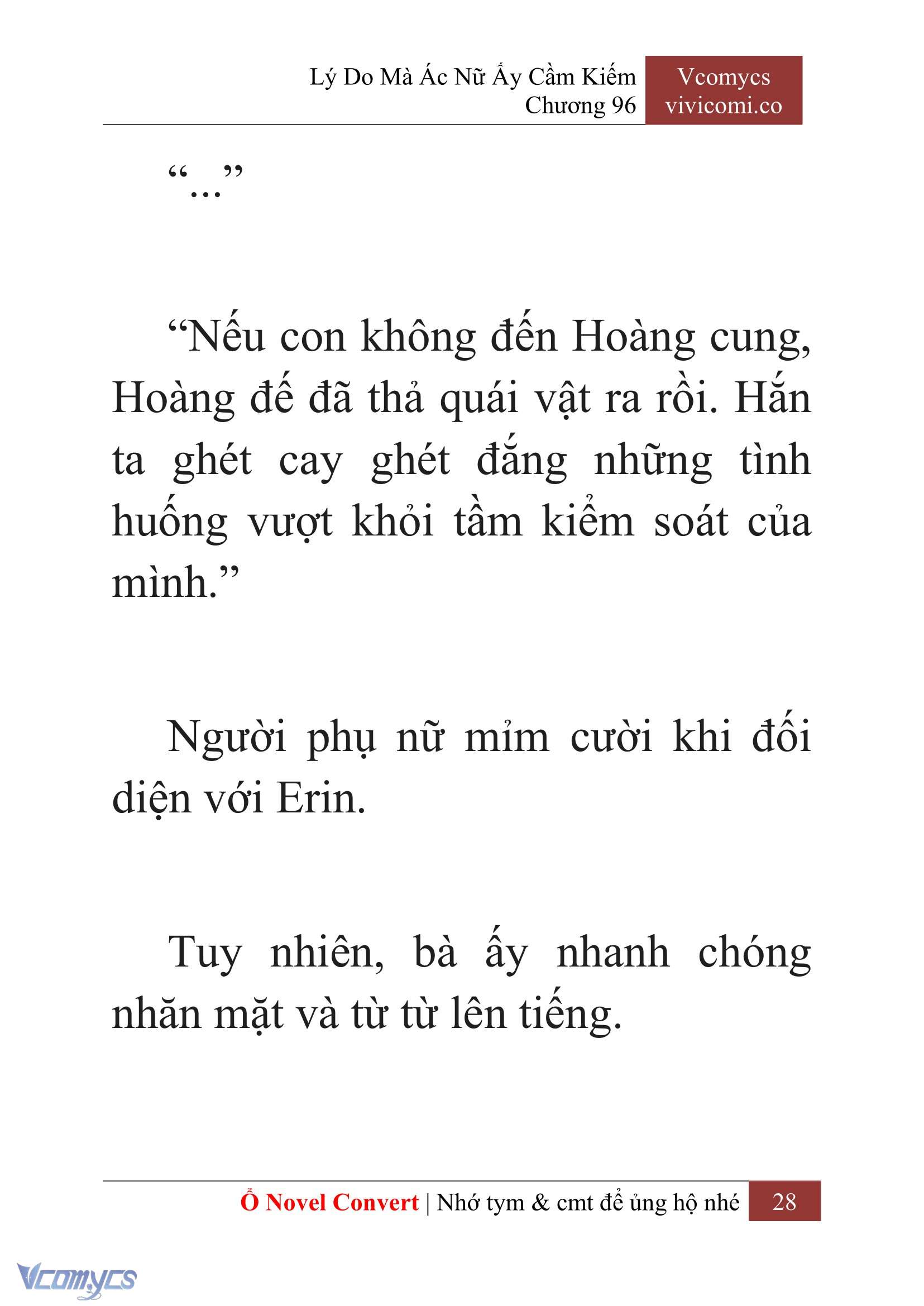 [Novel] Lý Do Mà Ác Nữ Ấy Cầm Kiếm Chap 96 - Trang 2