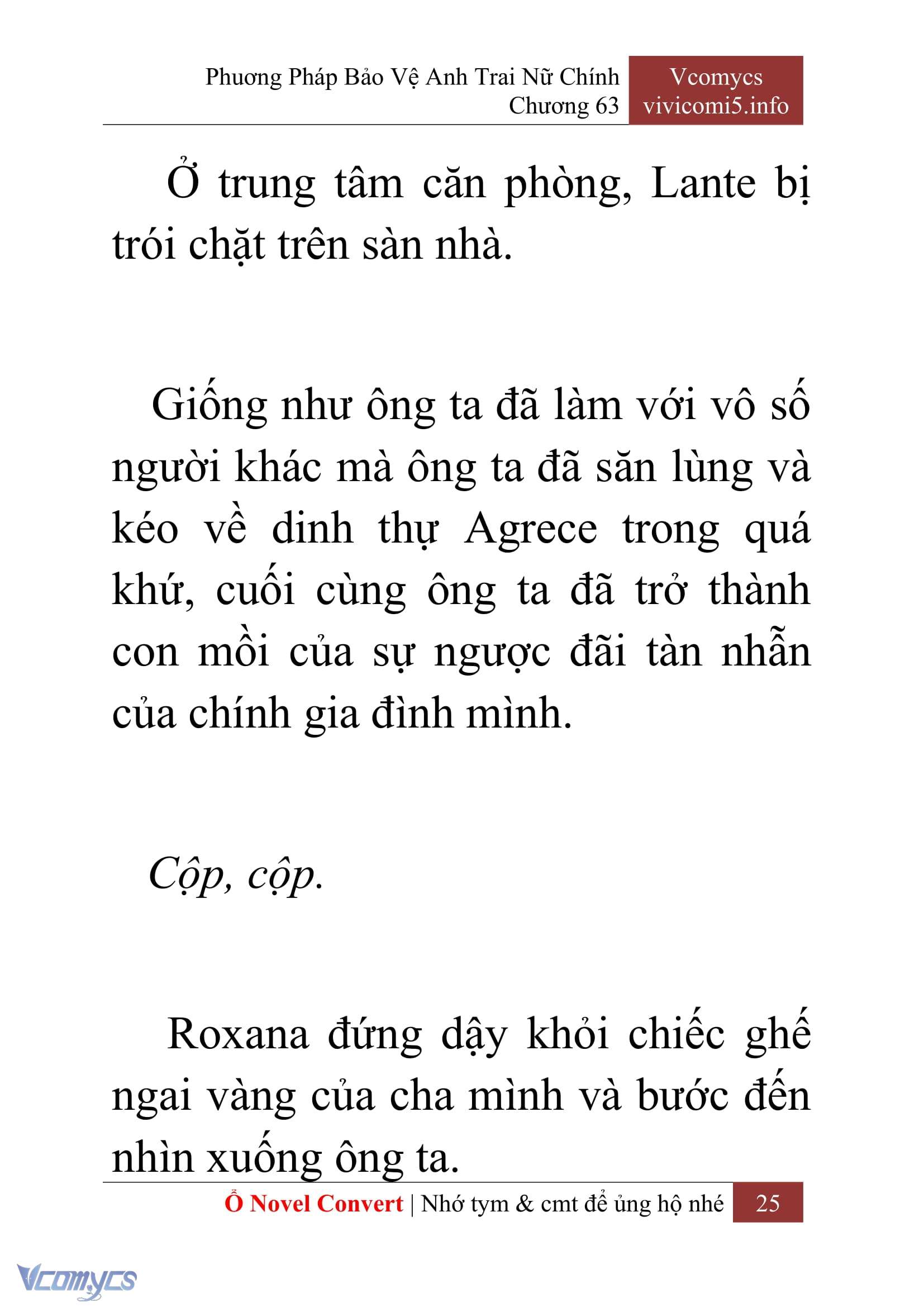 [Novel] Phương Pháp Bảo Vệ Anh Trai Nữ Chính Chap 63 - Trang 2