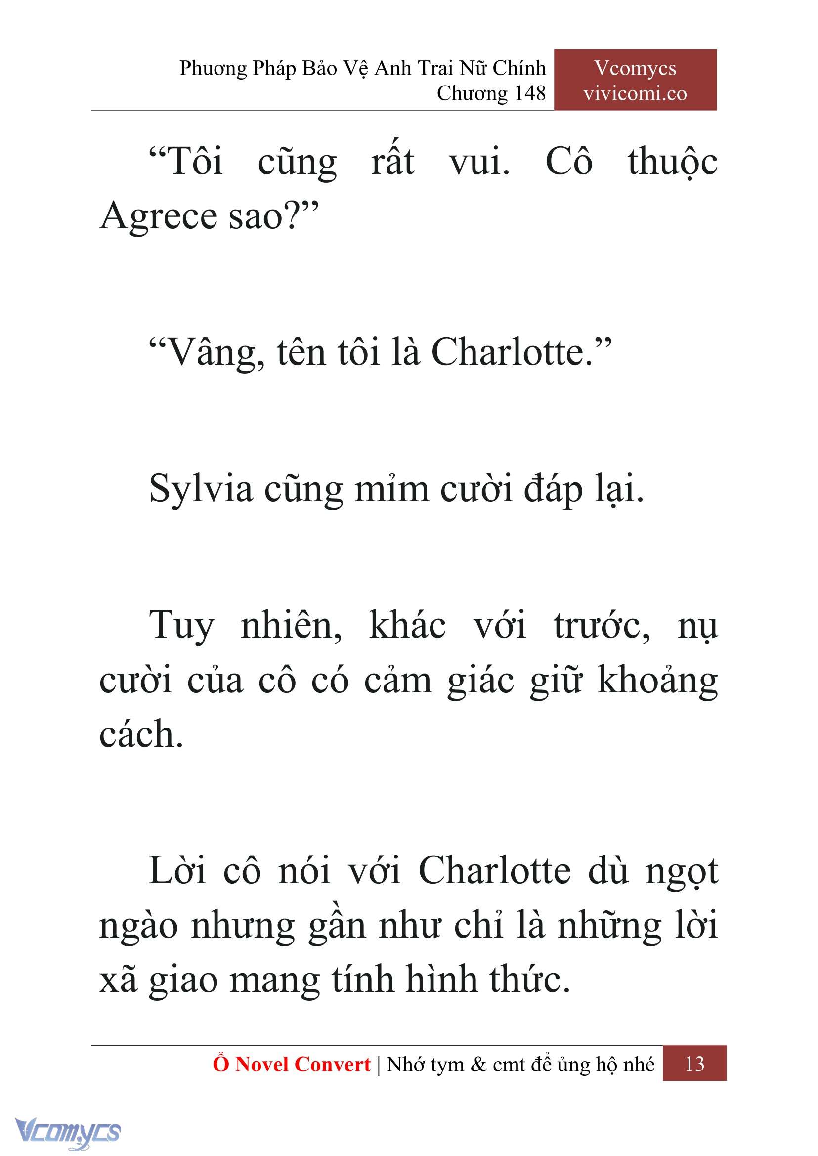 [Novel] Phương Pháp Bảo Vệ Anh Trai Nữ Chính Chap 148 - Next Chap 149