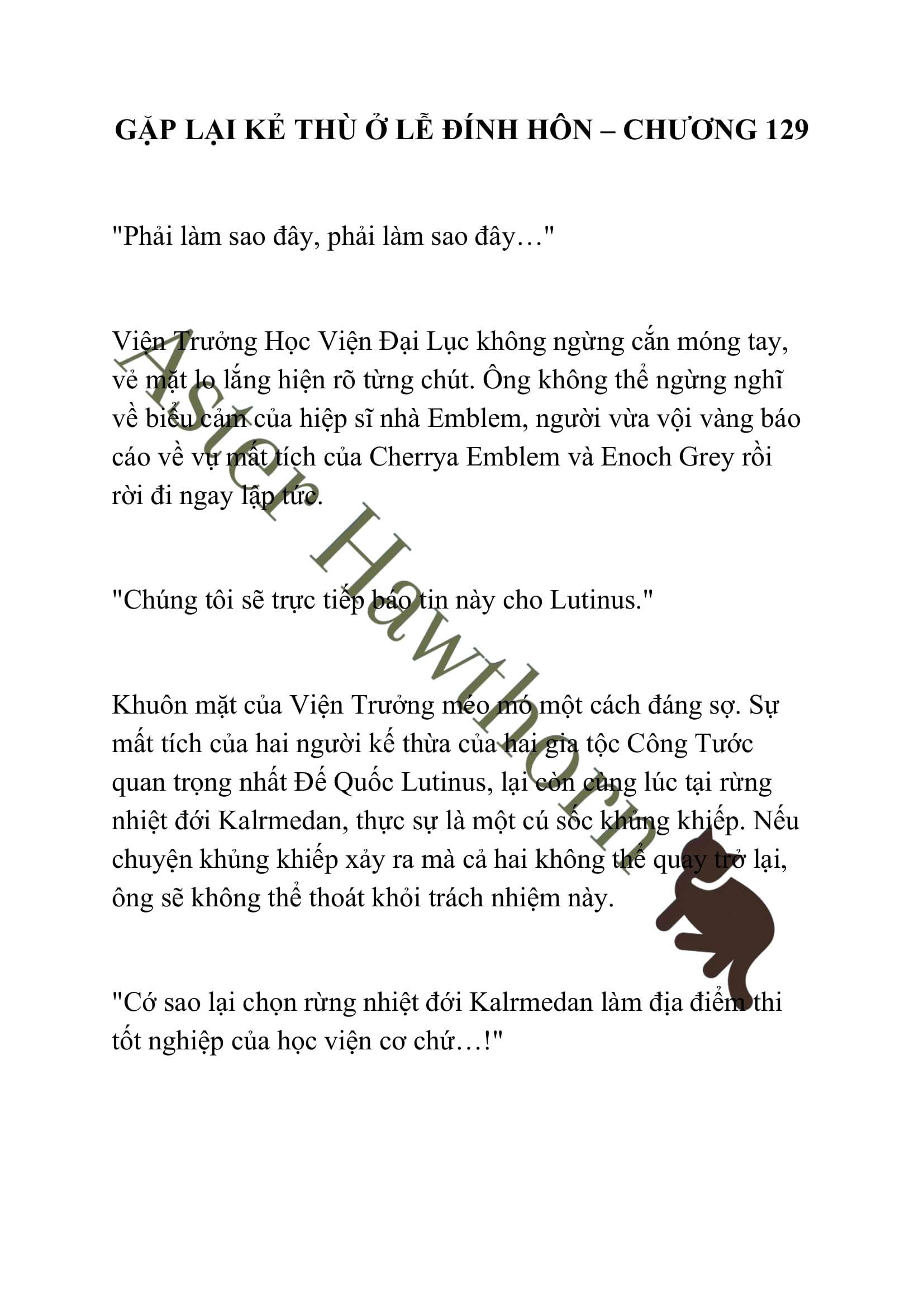 [NOVEL] Gặp Lại Kẻ Thù Ở Lễ Đính Hôn Chap 129 - Trang 2