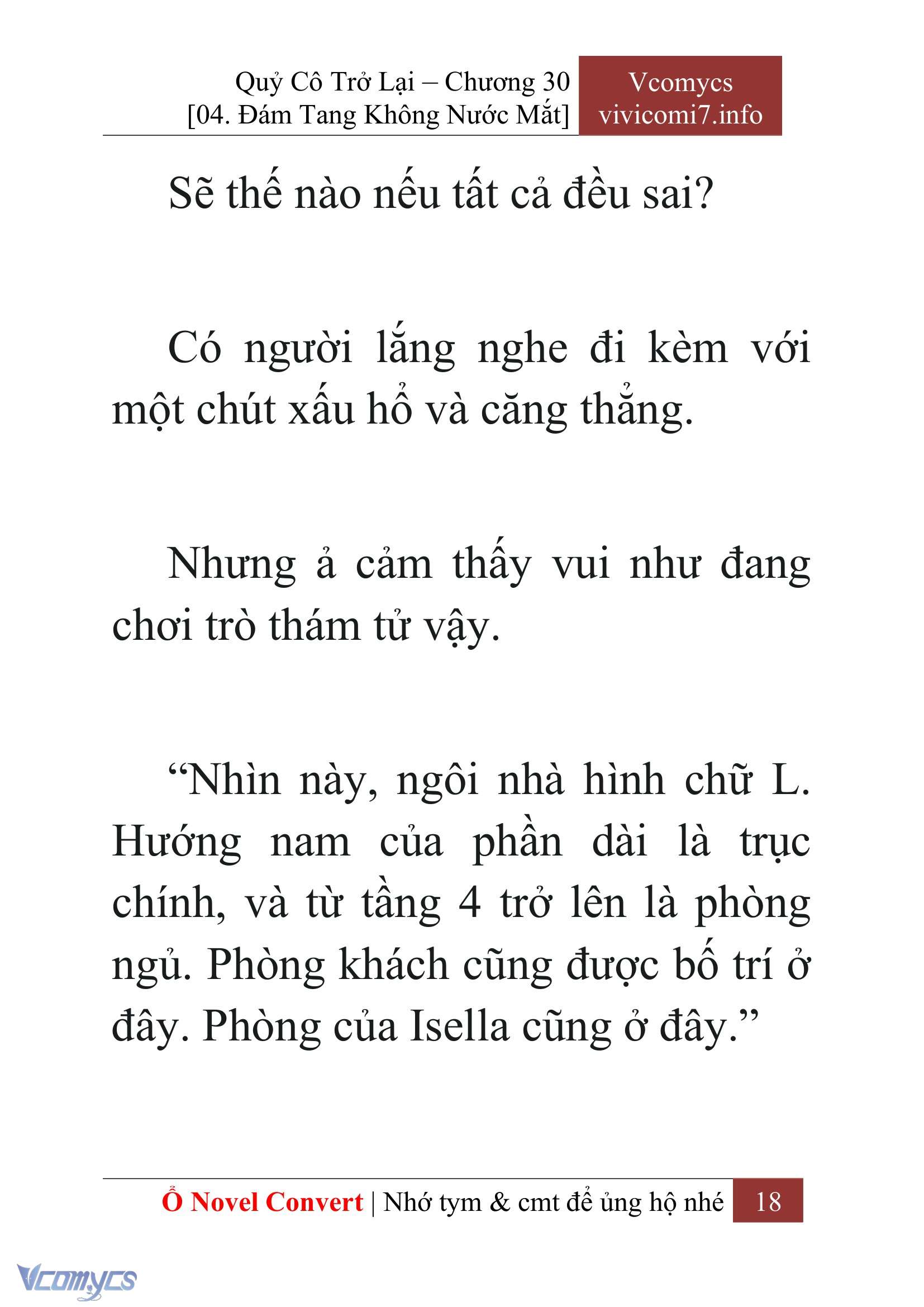 [Novel] Quý Cô Trở Lại Chap 30 - Trang 2