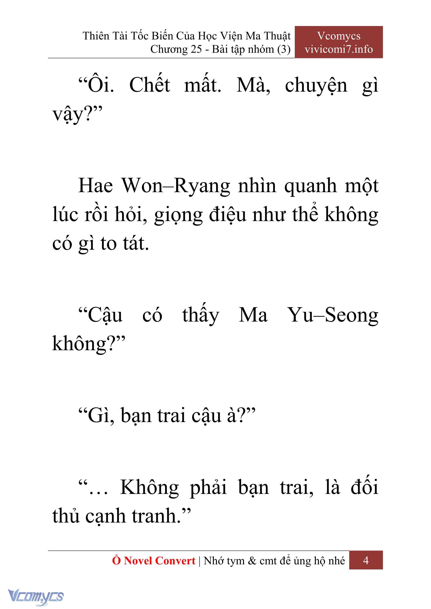 [Novel] Thiên Tài Tốc Biến Của Học Viện Ma Thuật Chap 25 - Next 