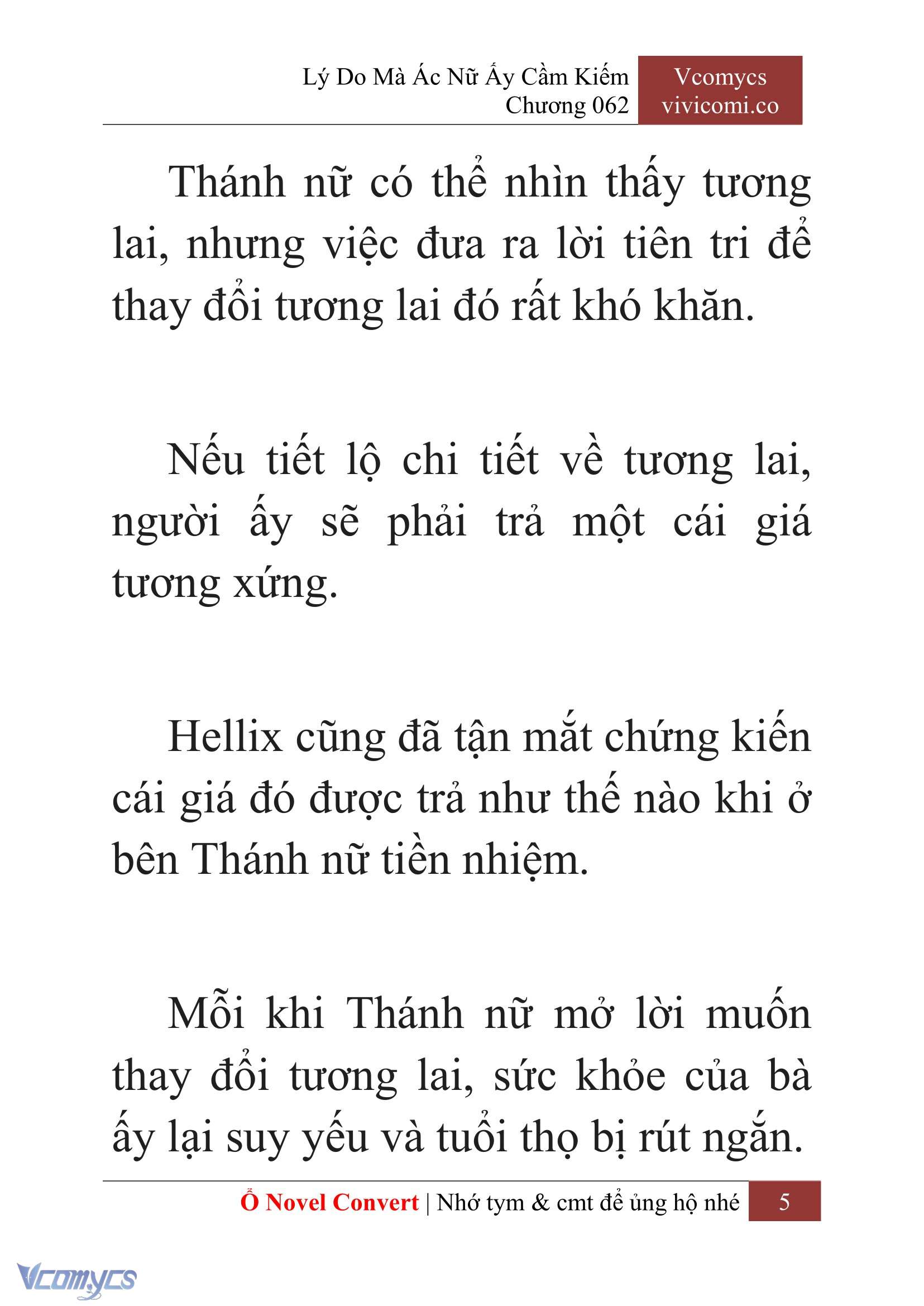 [Novel] Lý Do Mà Ác Nữ Ấy Cầm Kiếm Chap 62 - Trang 2