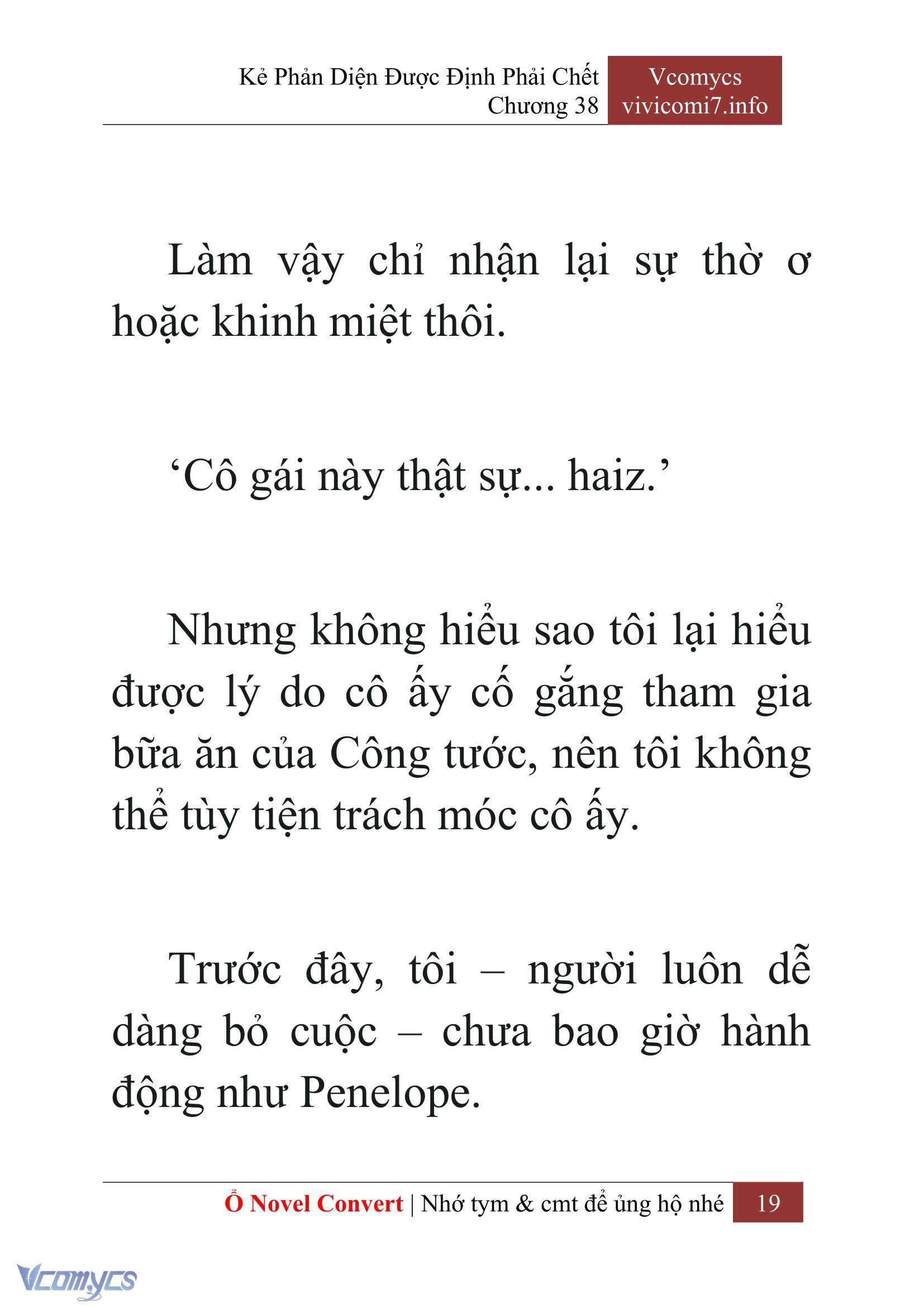 [Novel] Kẻ Phản Diện Được Định Phải Chết Chap 38 - Trang 2