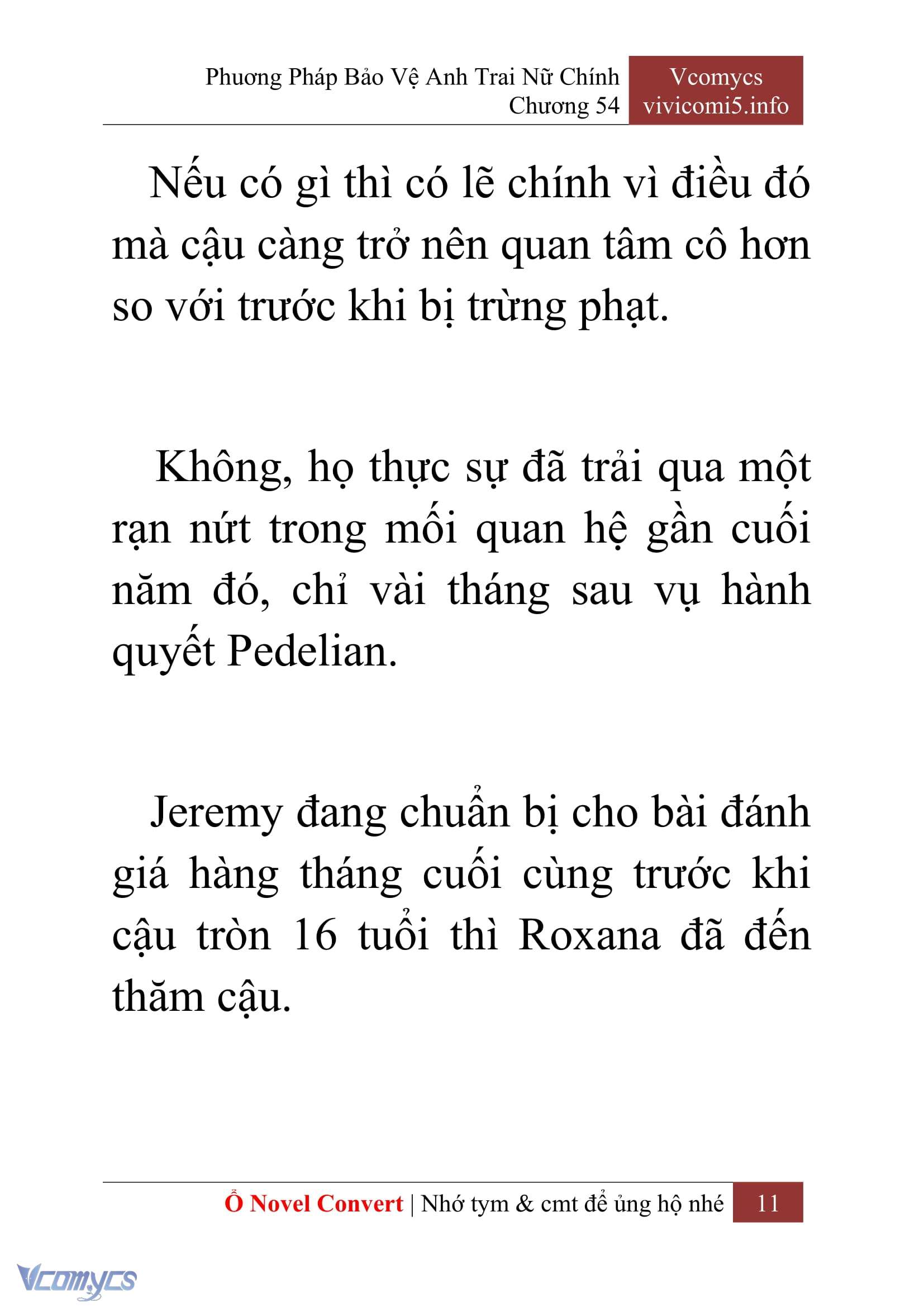 [Novel] Phương Pháp Bảo Vệ Anh Trai Nữ Chính Chap 54 - Trang 2