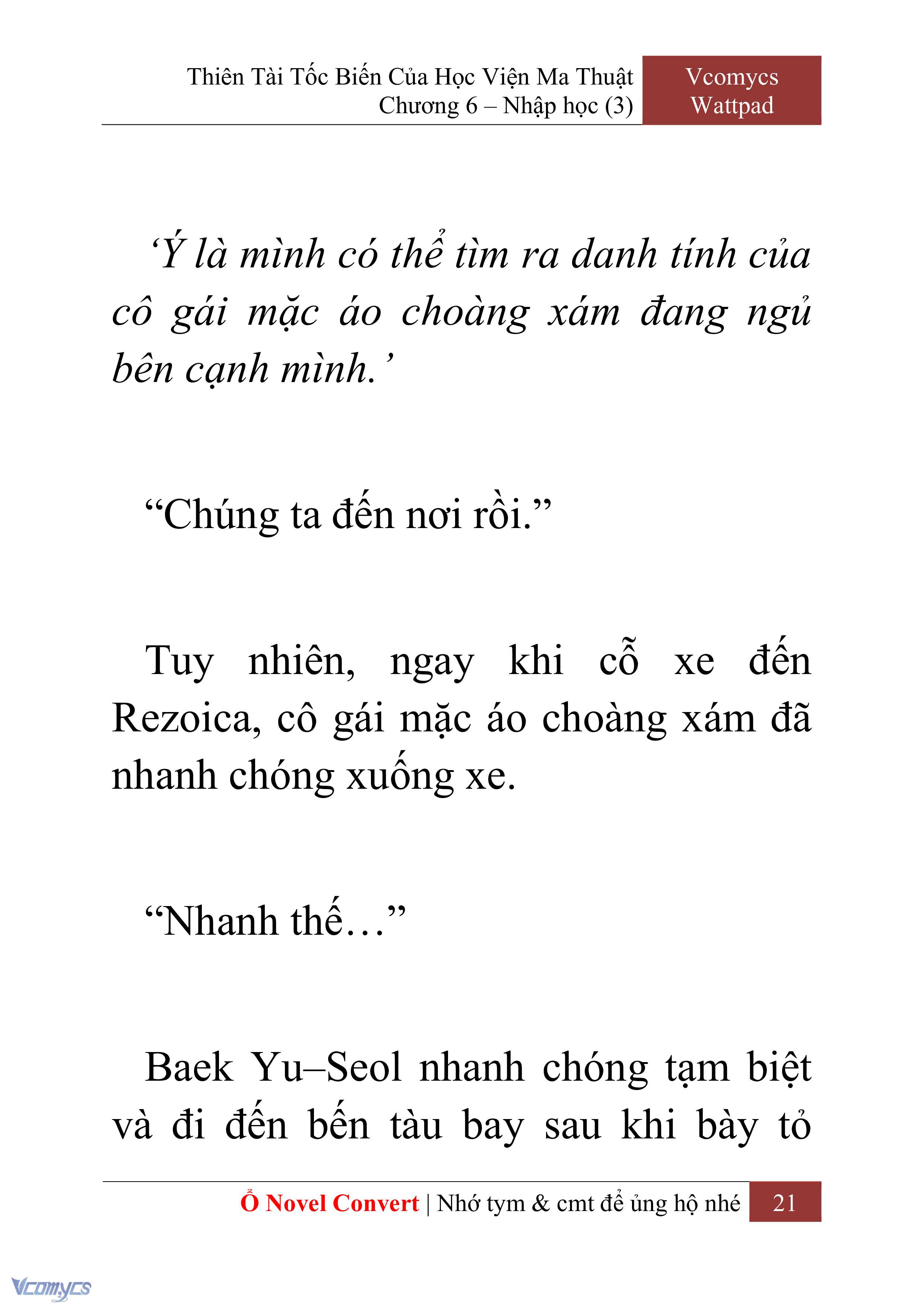 [Novel] Thiên Tài Tốc Biến Của Học Viện Ma Thuật Chap 6 - Trang 2