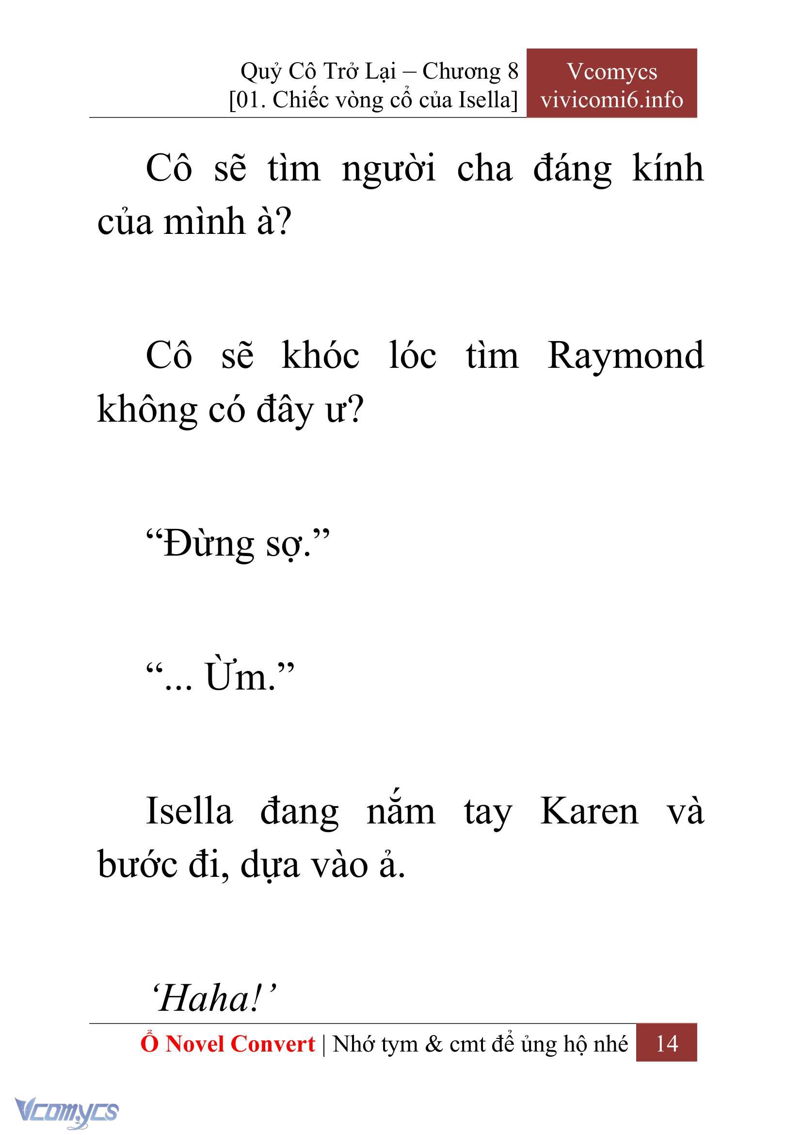 [Novel] Quý Cô Trở Lại Chap 8 - Trang 2