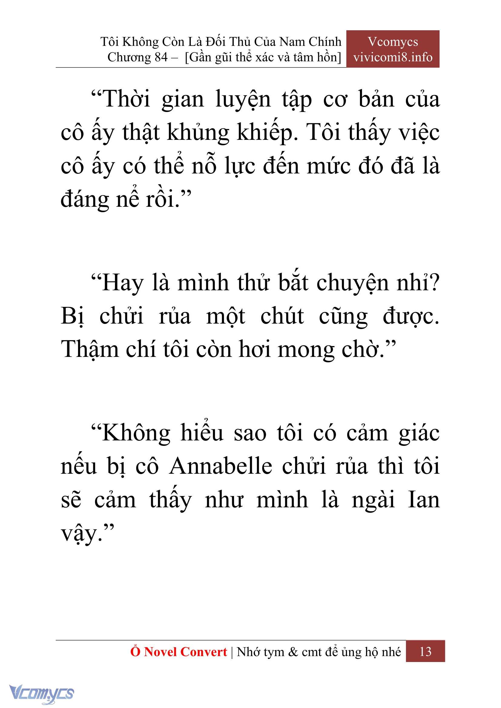 [Novel] Tôi Không Còn Là Đối Thủ Của Nam Chính Chap 84 - Trang 2