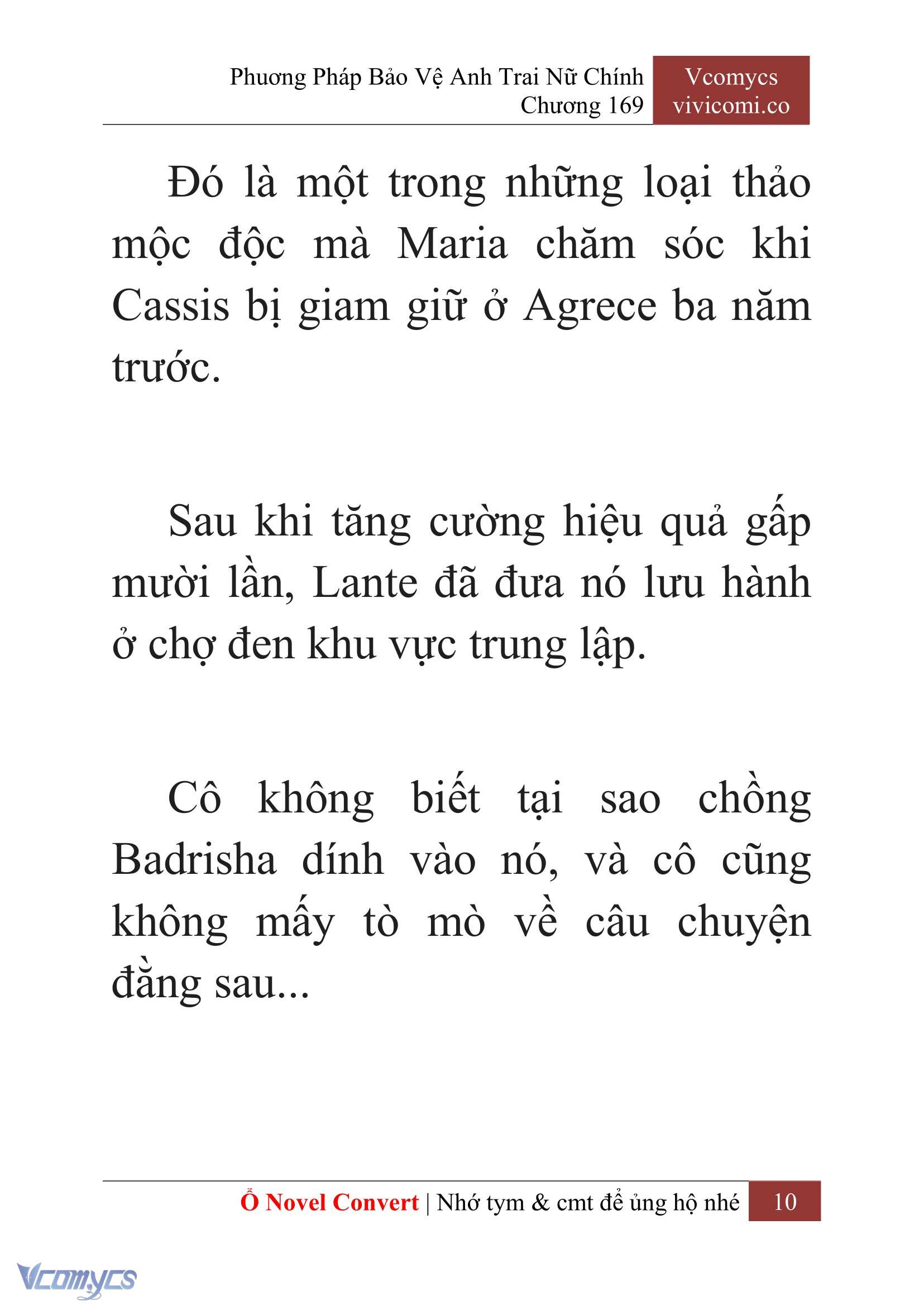 [Novel] Phương Pháp Bảo Vệ Anh Trai Nữ Chính Chap 169 - Trang 2