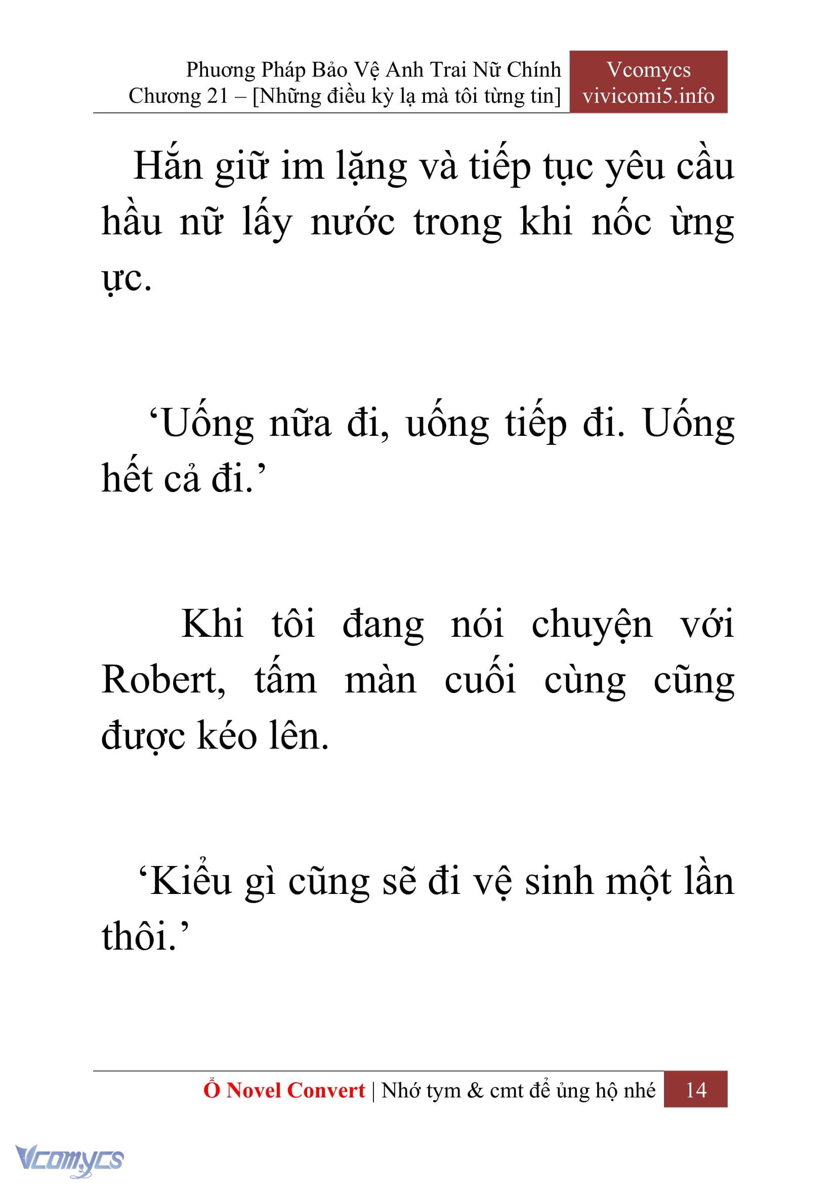 [Novel] Tôi Không Còn Là Đối Thủ Của Nam Chính Chap 21 - Trang 2