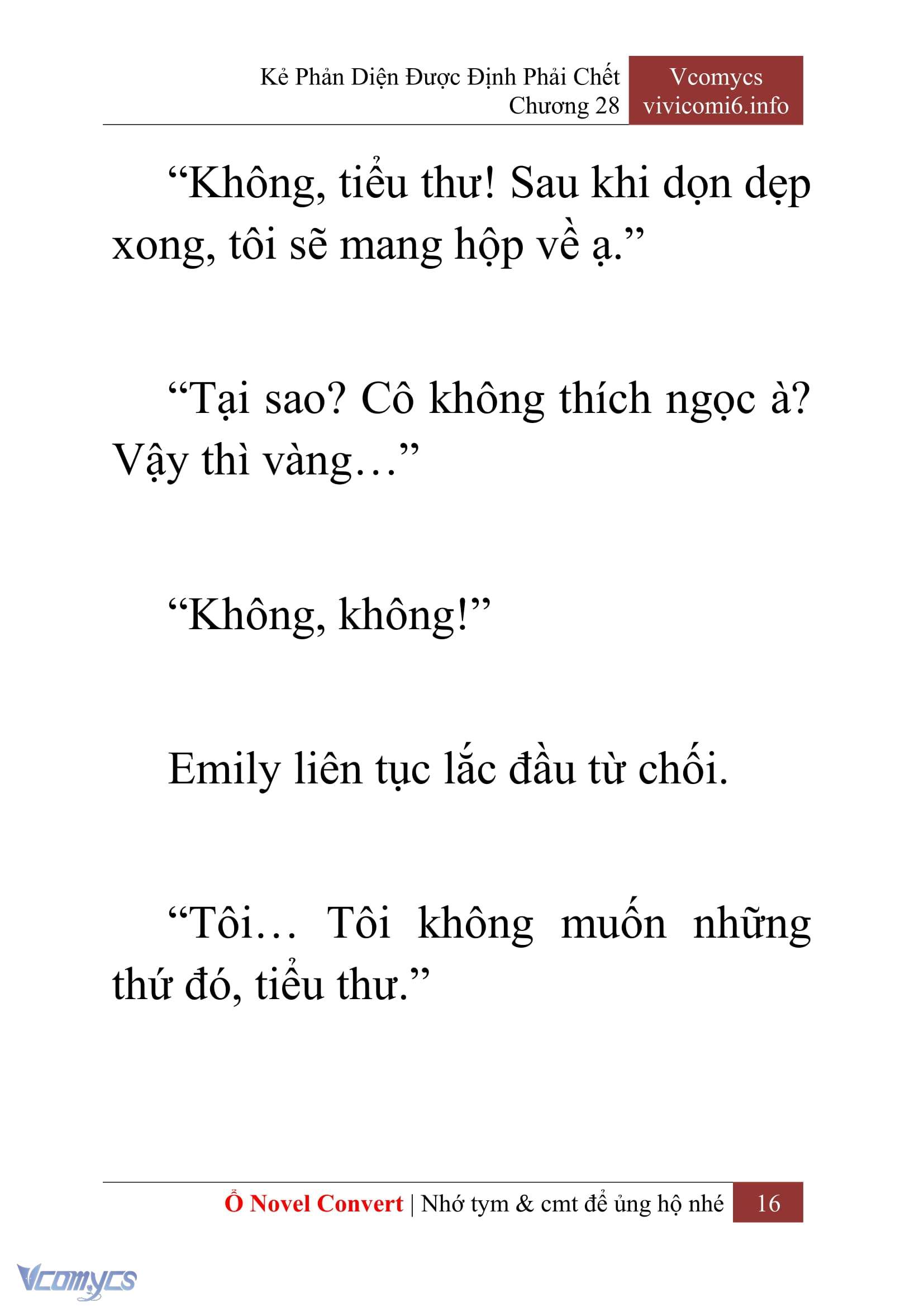 [Novel] Kẻ Phản Diện Được Định Phải Chết Chap 28 - Trang 2