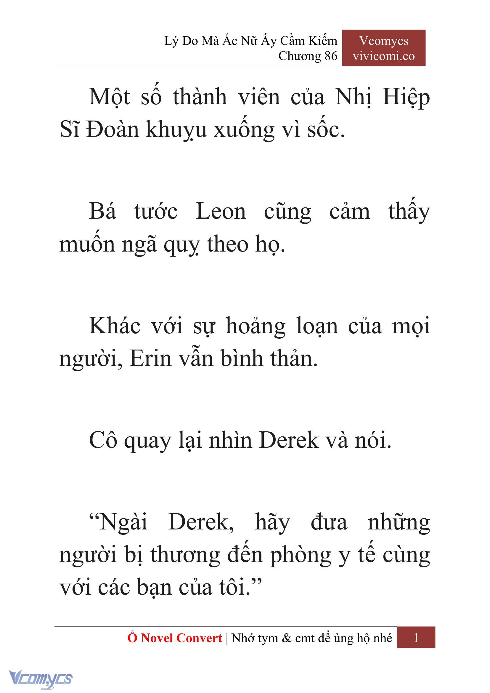 [Novel] Lý Do Mà Ác Nữ Ấy Cầm Kiếm Chap 86 - Trang 2
