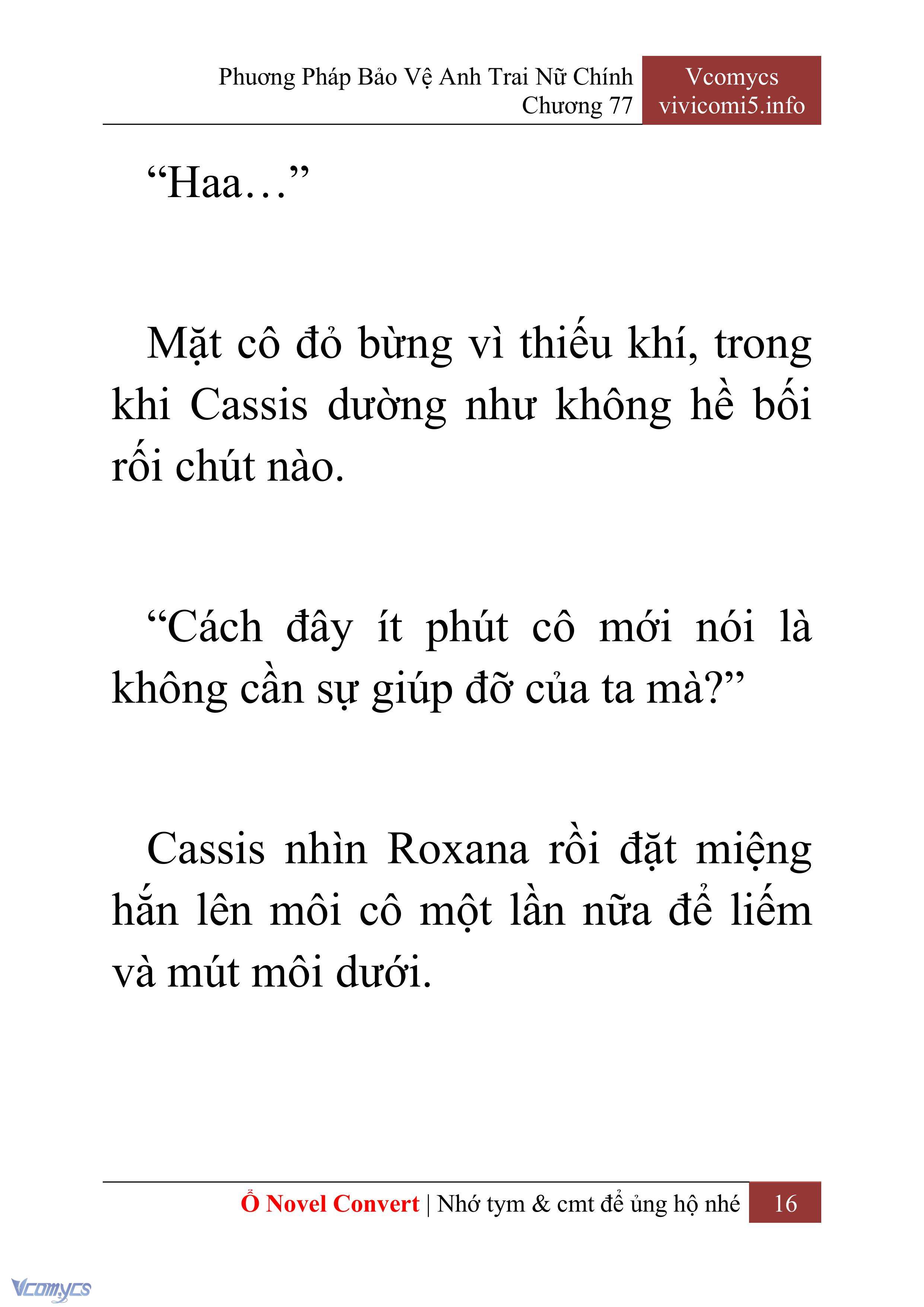 [Novel] Phương Pháp Bảo Vệ Anh Trai Nữ Chính Chap 77 - Trang 2