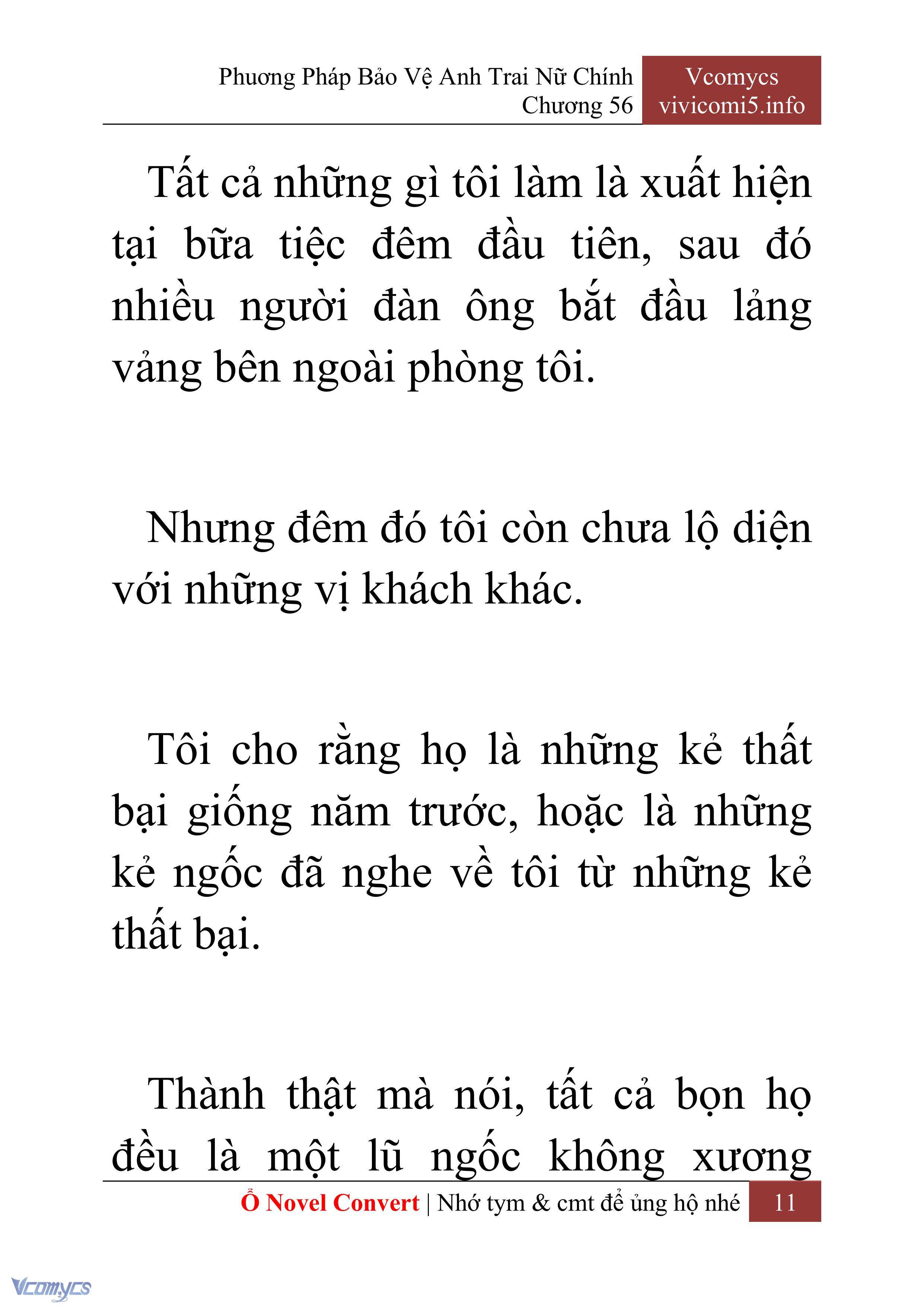 [Novel] Phương Pháp Bảo Vệ Anh Trai Nữ Chính Chap 56 - Trang 2