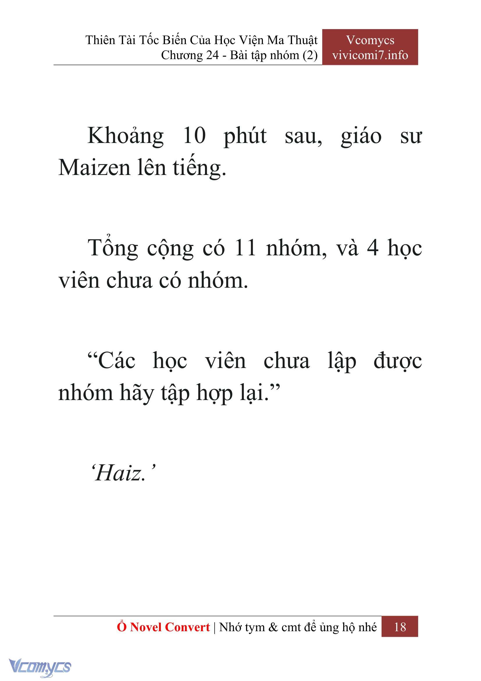[Novel] Thiên Tài Tốc Biến Của Học Viện Ma Thuật Chap 24 - Trang 2