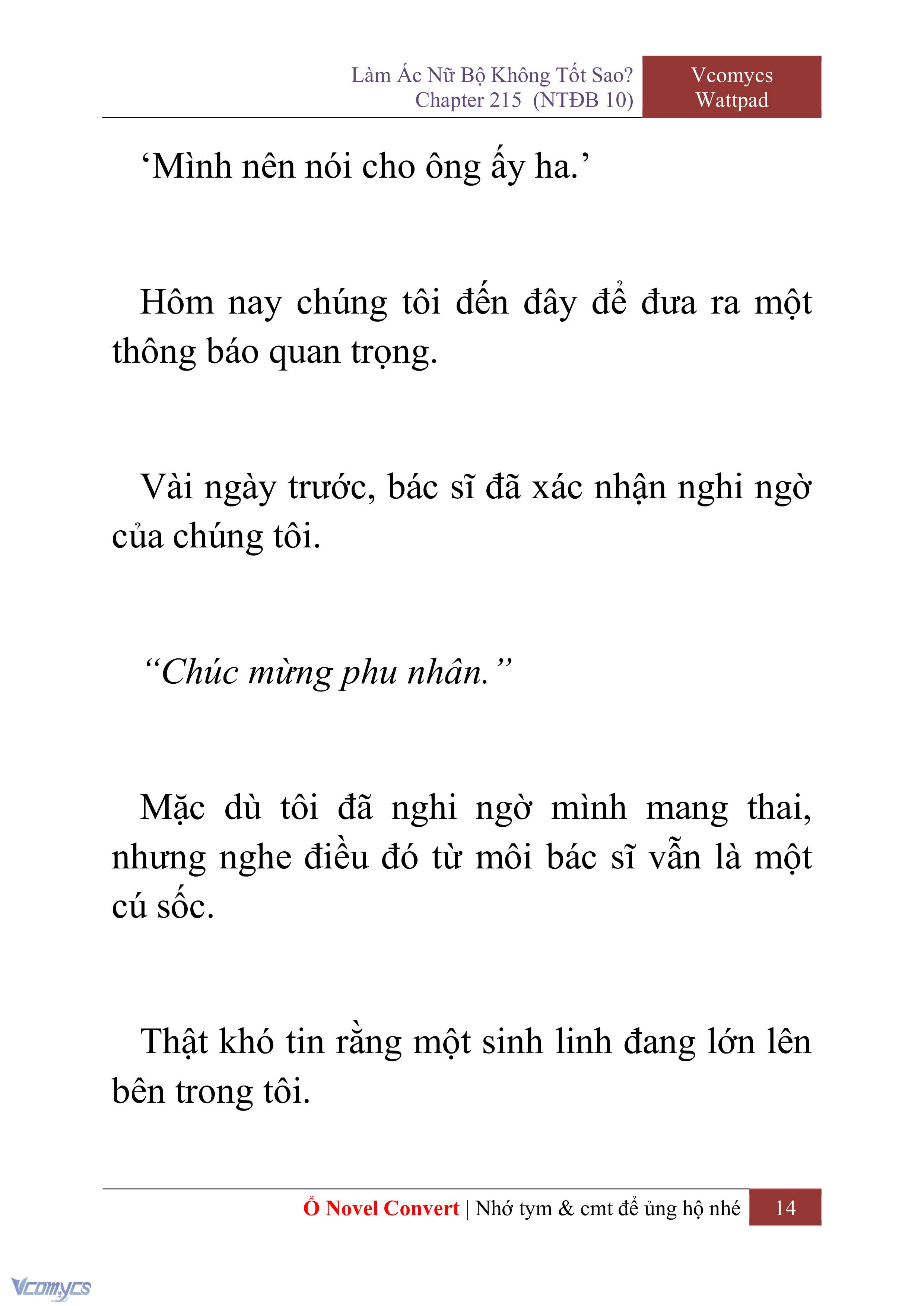 [Novel] Làm Ác Nữ Bộ Không Tốt Sao? Chap 215 - Trang 2