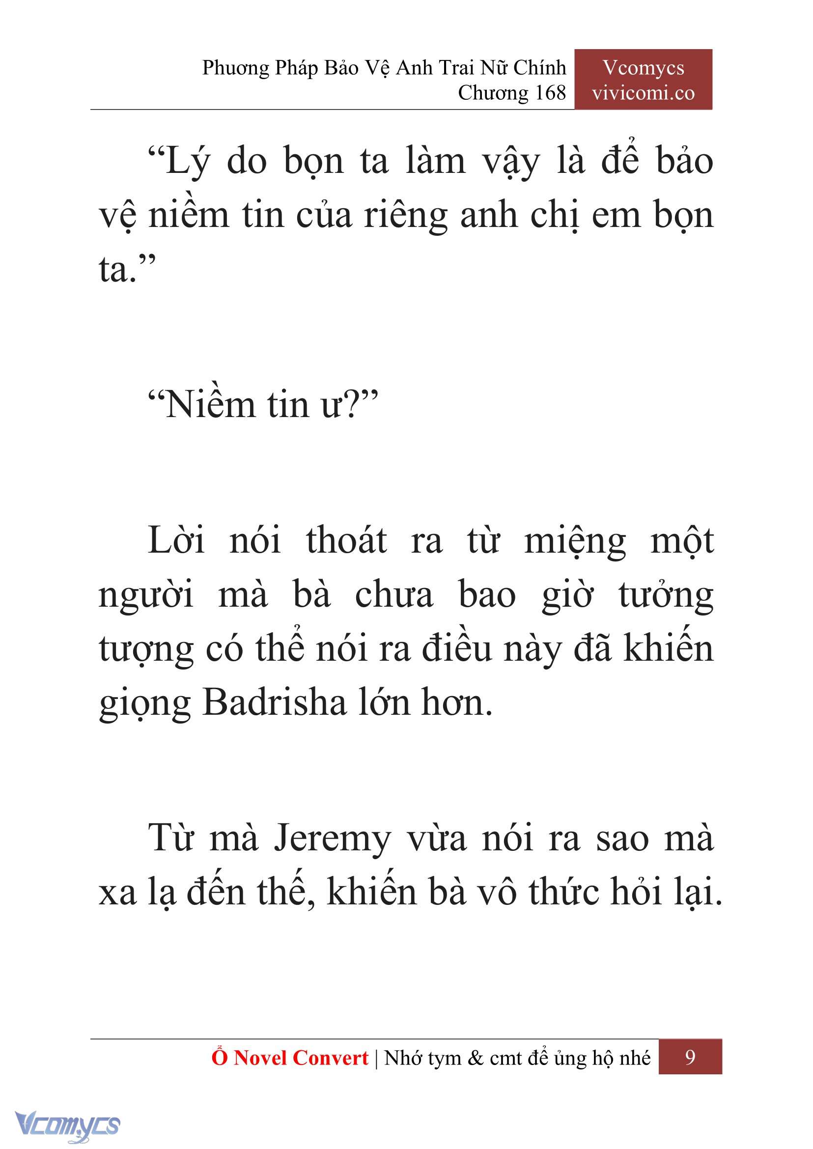 [Novel] Phương Pháp Bảo Vệ Anh Trai Nữ Chính Chap 168 - Trang 2