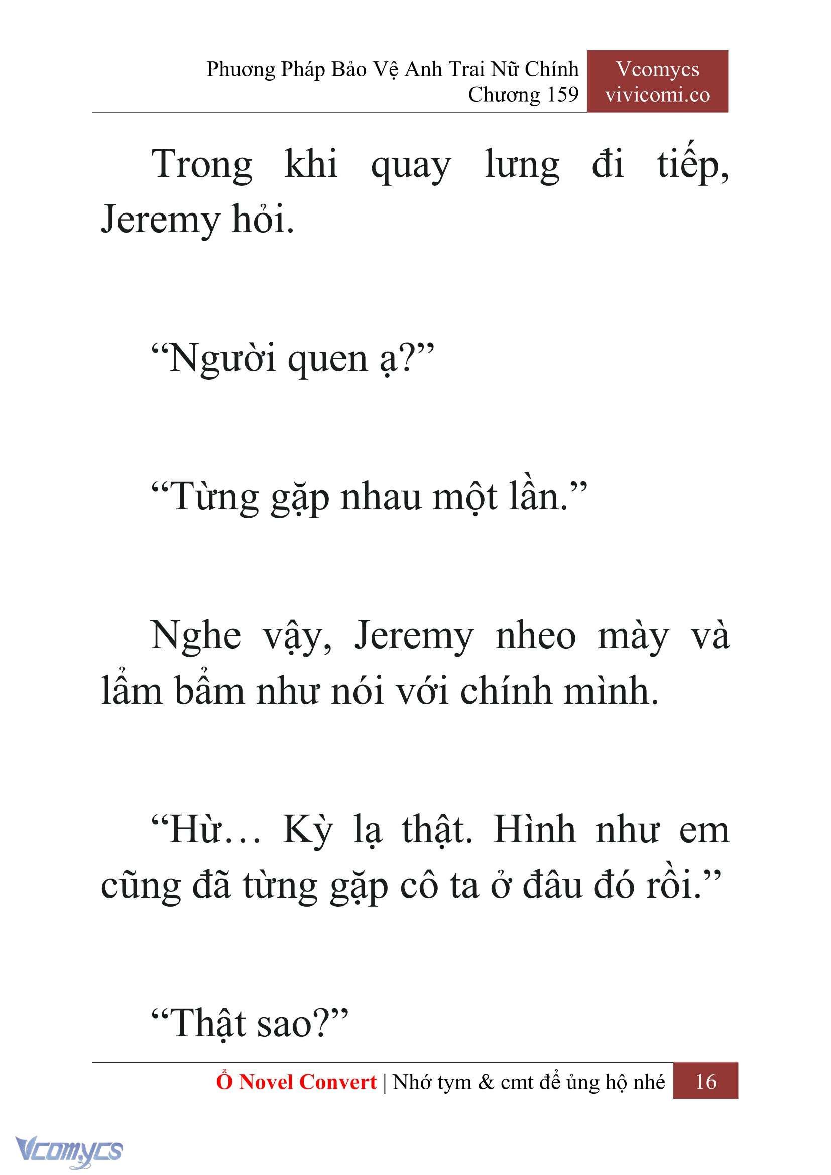 [Novel] Phương Pháp Bảo Vệ Anh Trai Nữ Chính Chap 159 - Trang 2