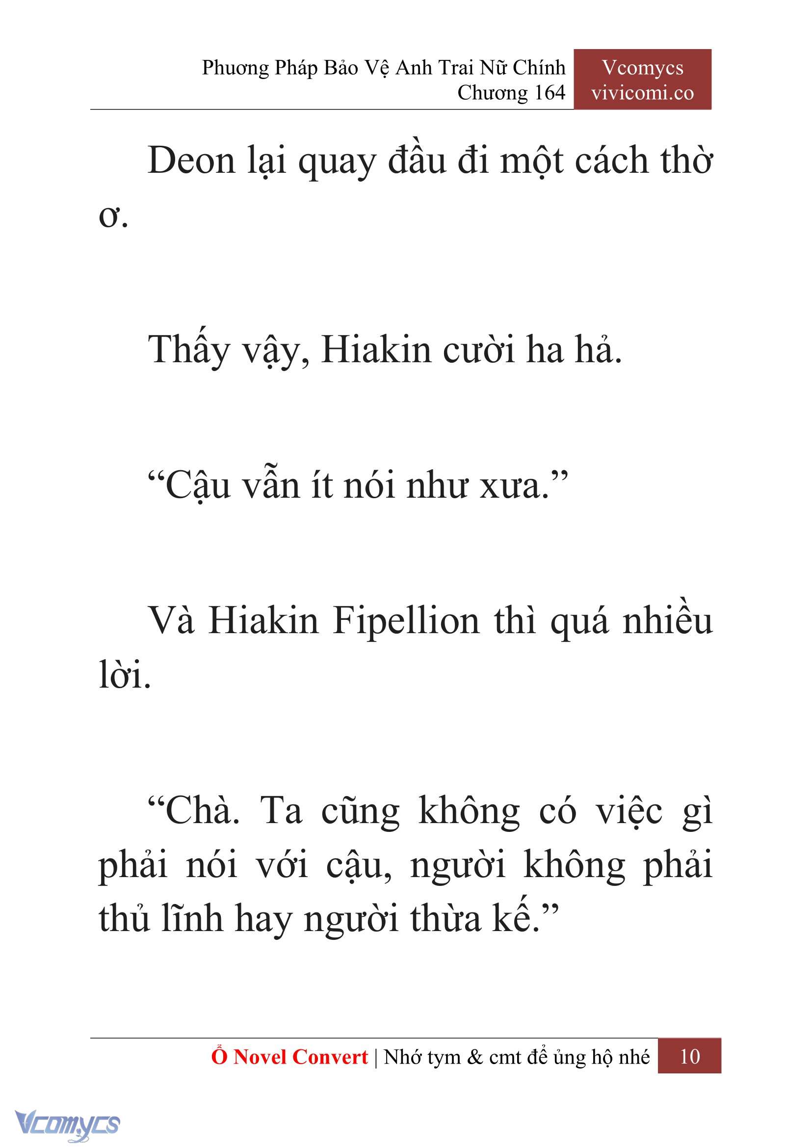 [Novel] Phương Pháp Bảo Vệ Anh Trai Nữ Chính Chap 164 - Trang 2