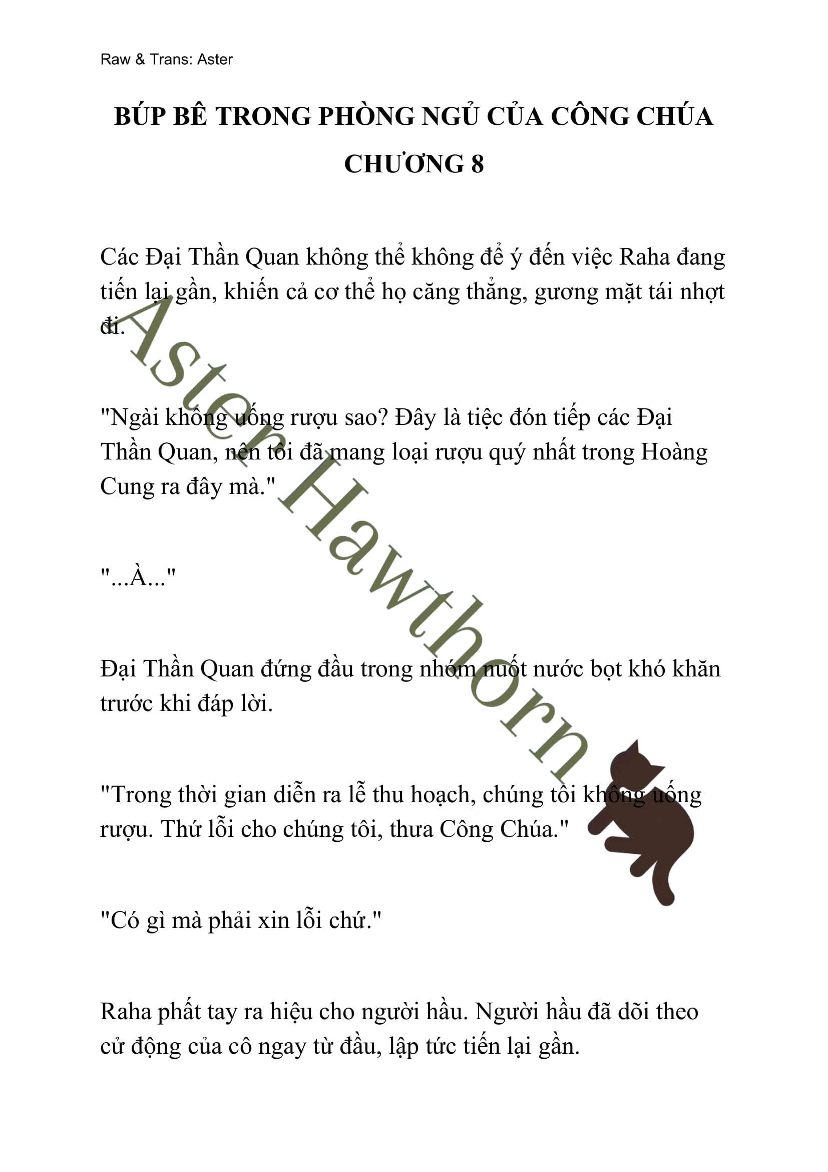 [NOVEL] Búp Bê Trong Phòng Ngủ Của Công Chúa Chap 8 - Trang 2