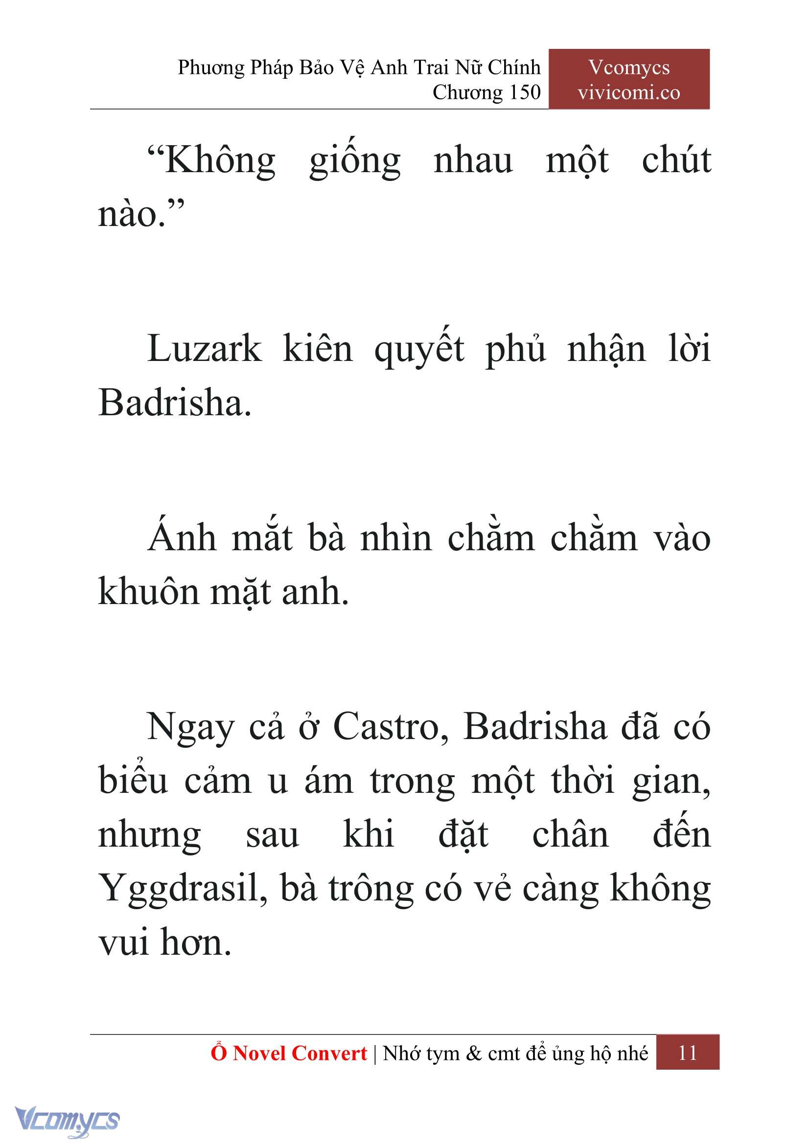 [Novel] Phương Pháp Bảo Vệ Anh Trai Nữ Chính Chap 150 - Next 
