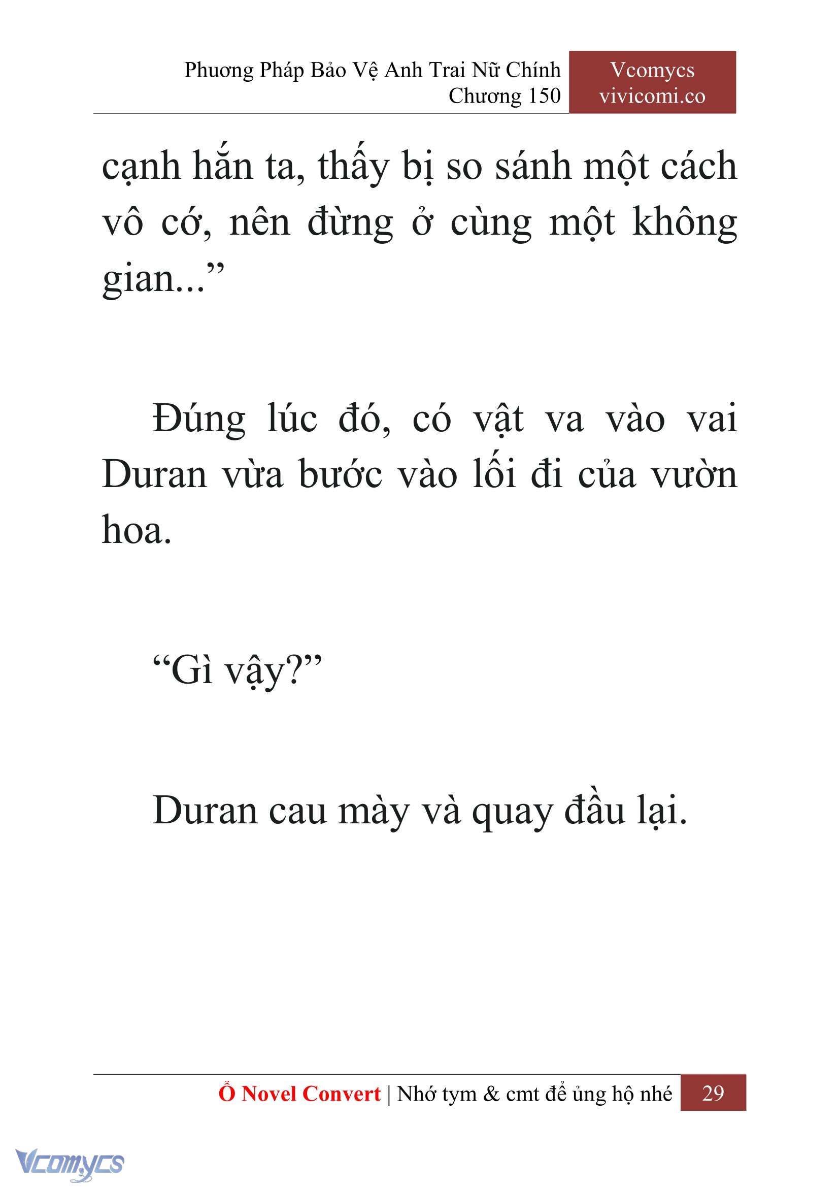 [Novel] Phương Pháp Bảo Vệ Anh Trai Nữ Chính Chap 150 - Next 